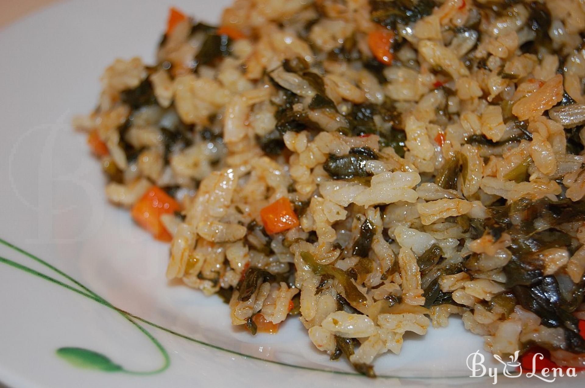 One Pot Spinach Rice - ByLena.com