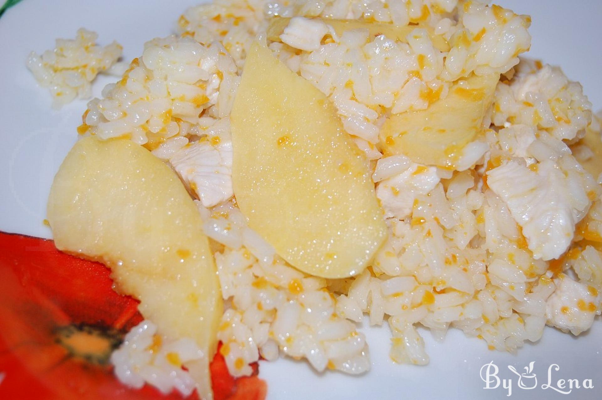 Delicious Chicken Pilaf with Quince Recipe - ByLena.com