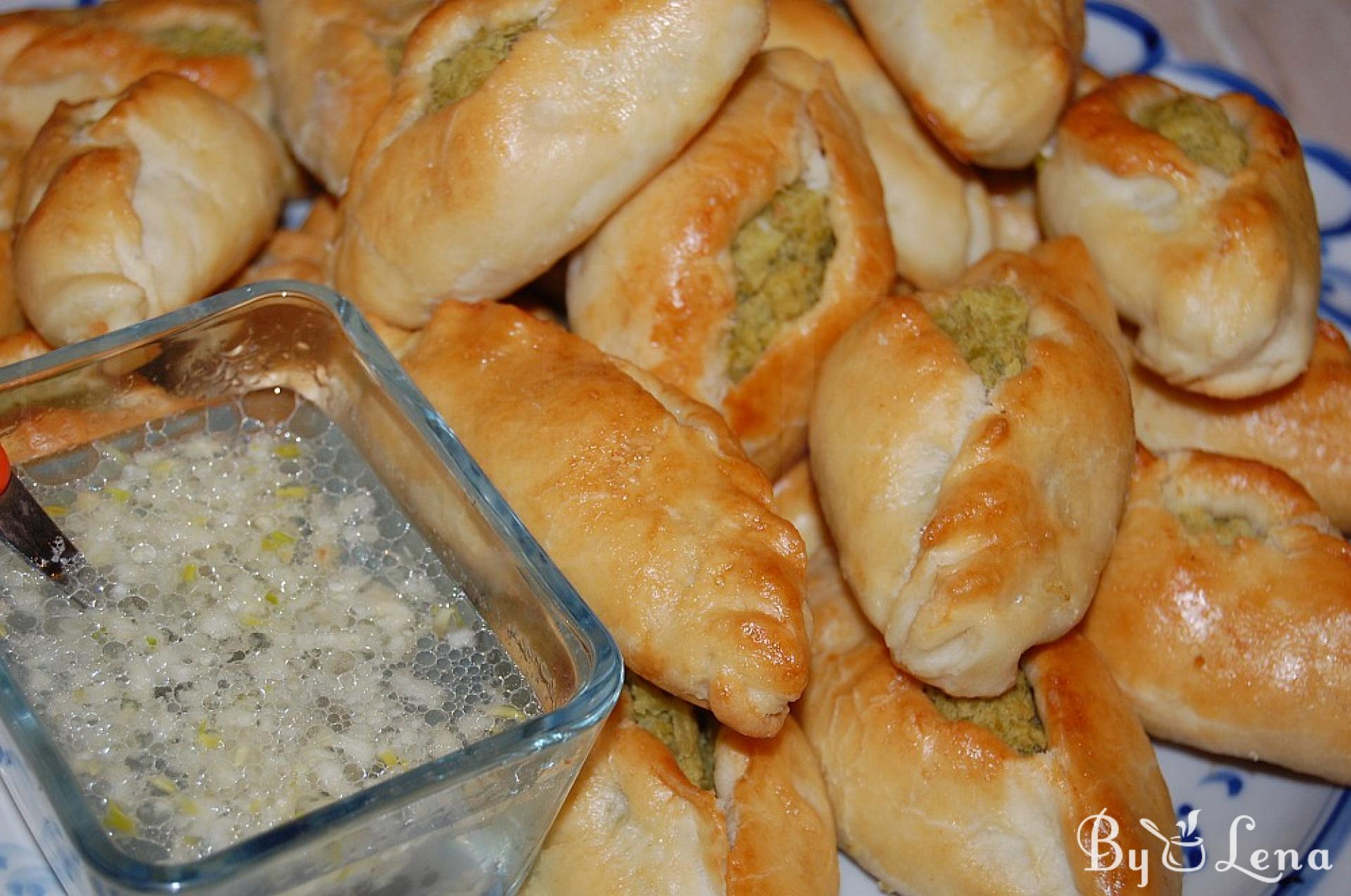 Ukrainian Piroshki with Green Peas Recipe - ByLena.com