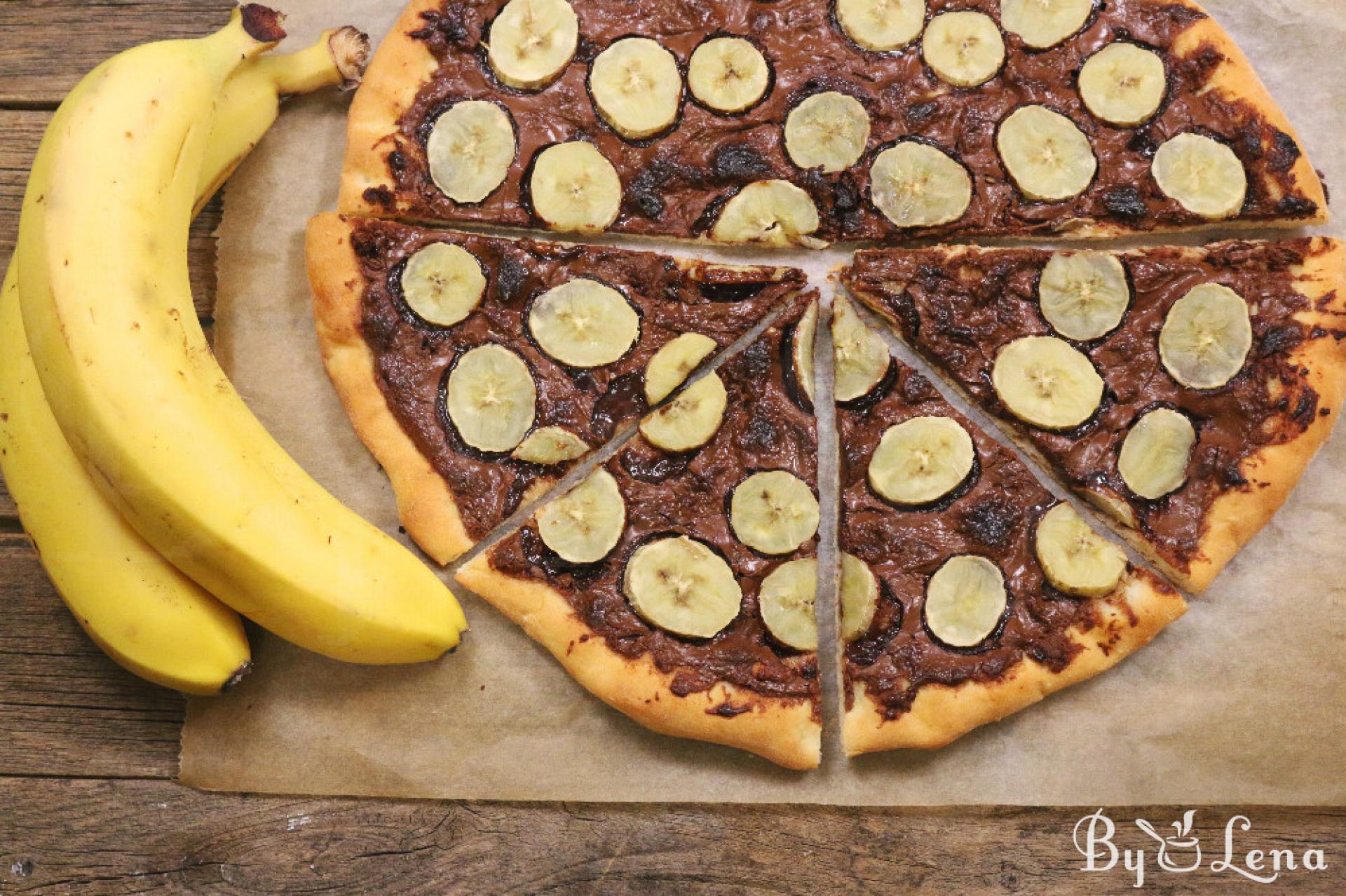 шоколадно банановая пицца рецепт фото 50