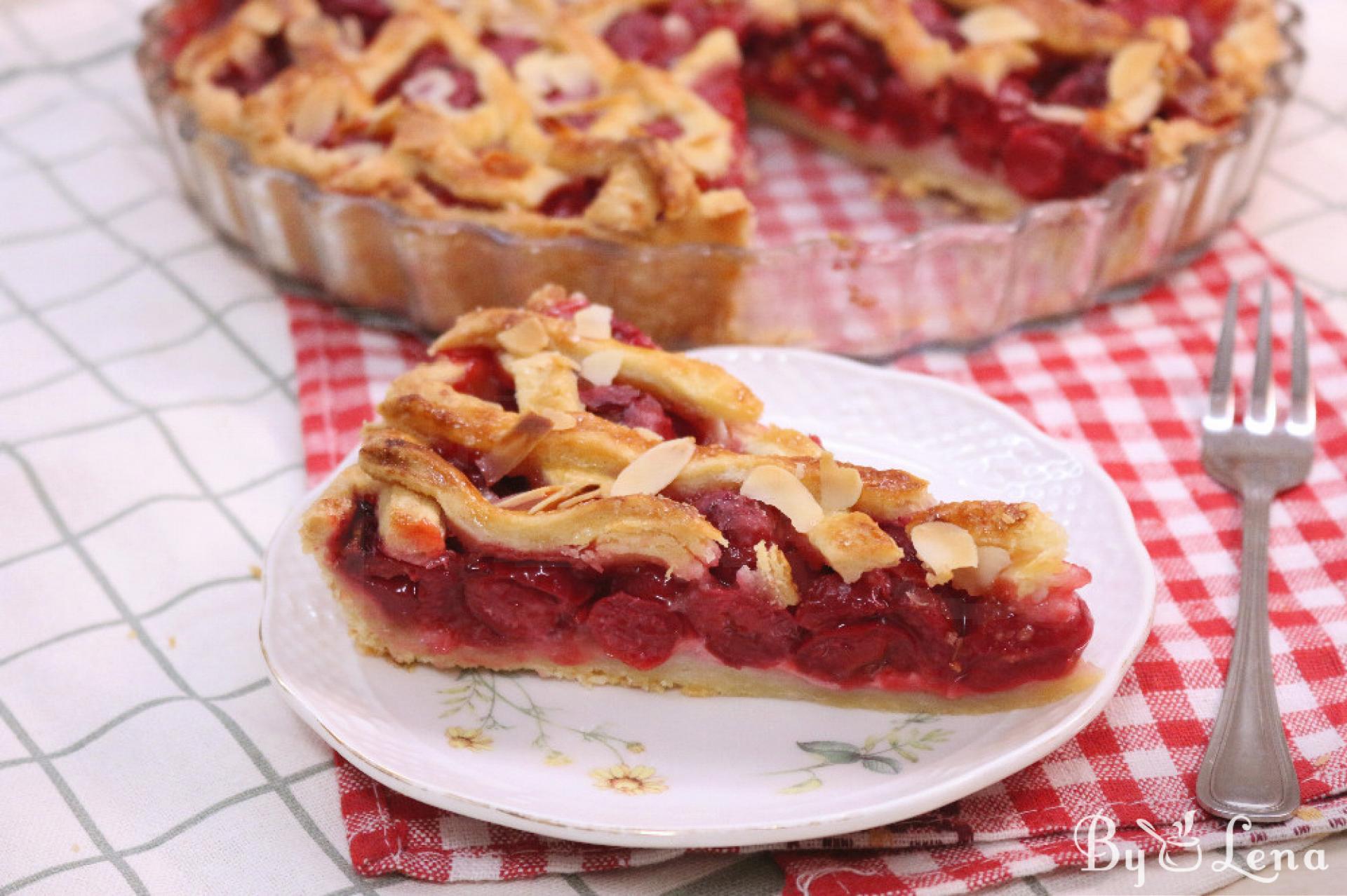 Classic American Cherry Pie Recipe - ByLena.com