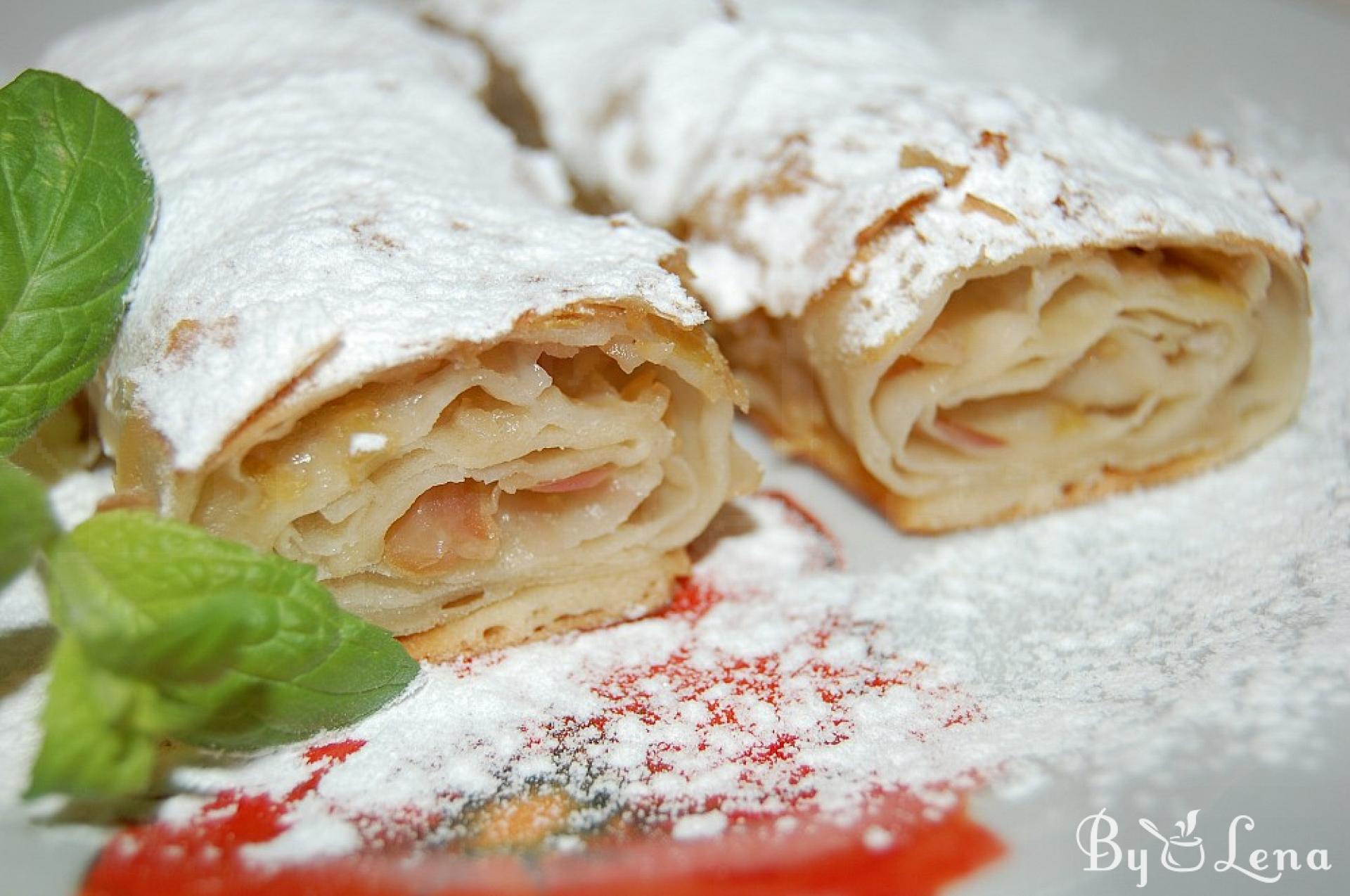 Authentic Moldovan Apple Strudel Recipe - ByLena.com