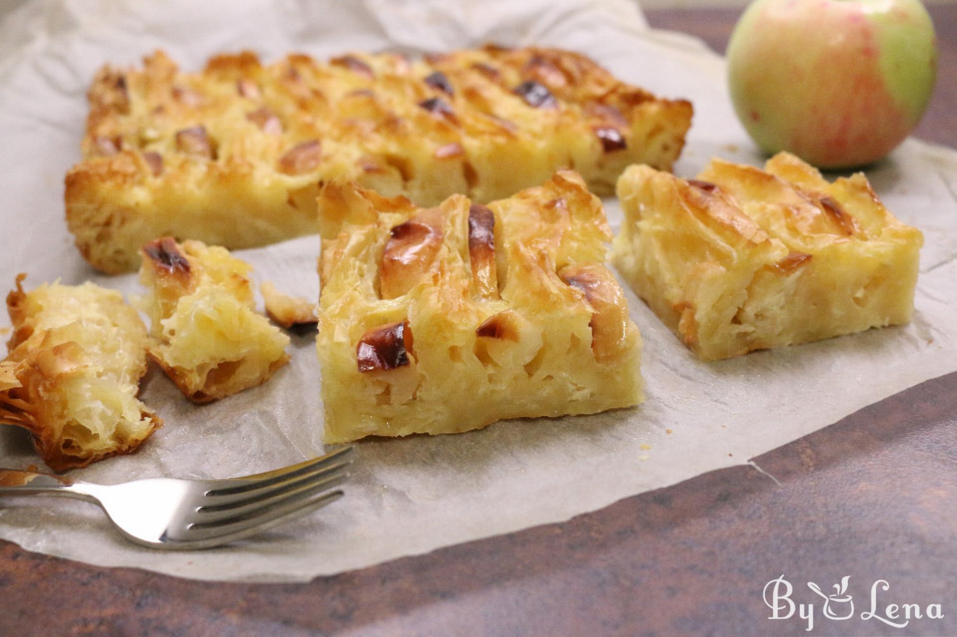 Easy Apple Greek Fillo Pie - Soufra - ByLena.com