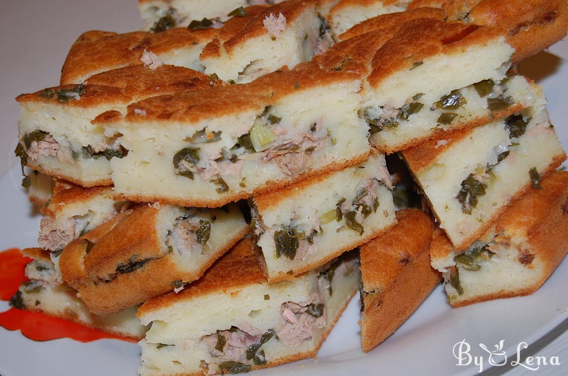 Easy Tuna and Green Onion Pie Recipe - ByLena.com