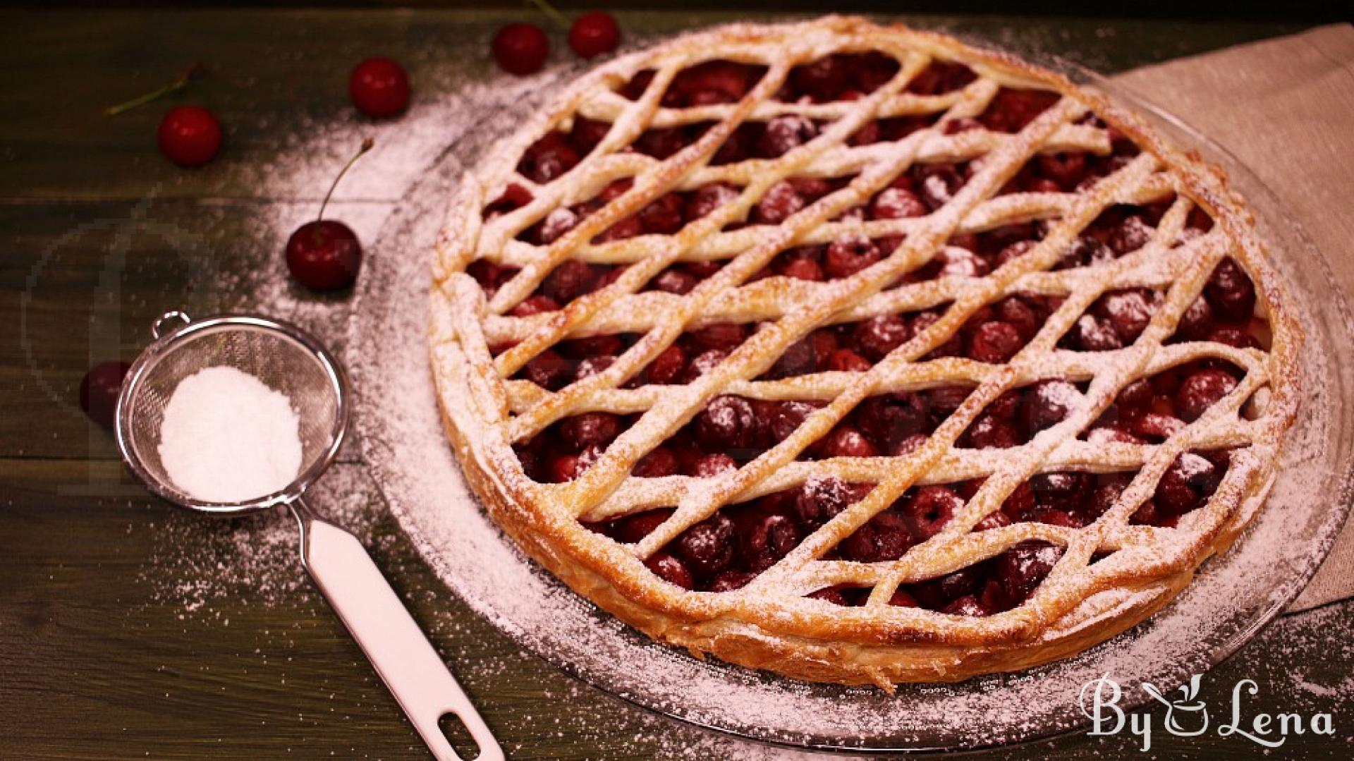 Quick Cherry Pie - ByLena.com