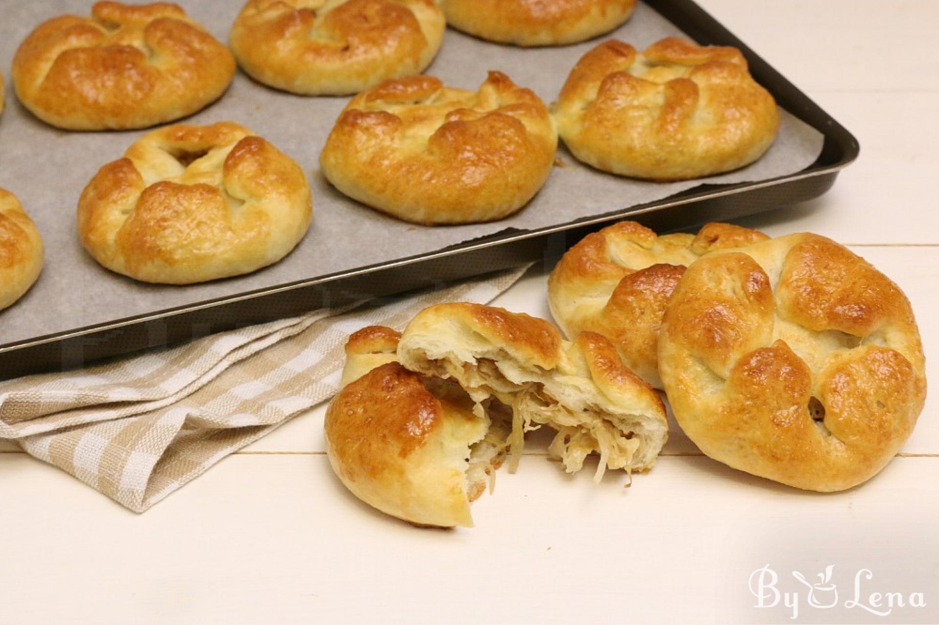 Fluffy Cabbage Pies - ByLena.com