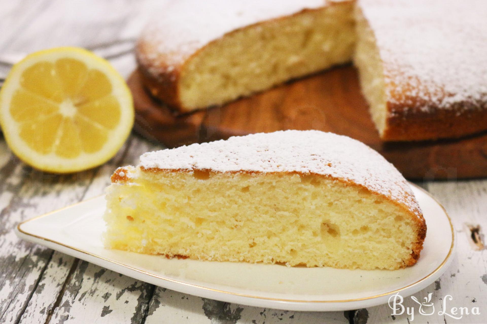 Easy Tablespoon Italian Lemon Cake Recipe - ByLena.com