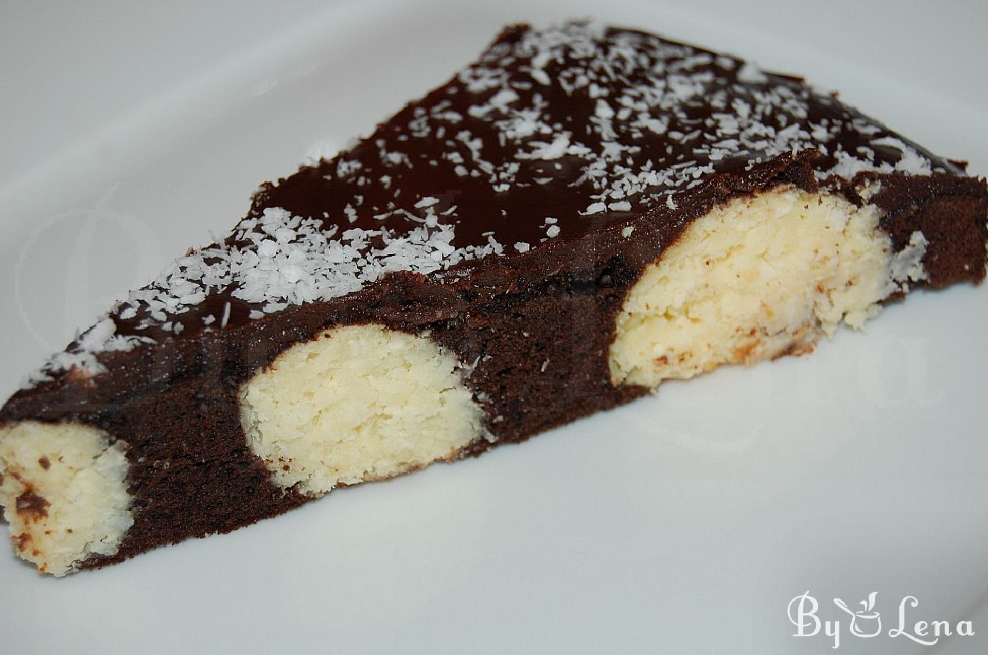 Chocolate Cake with Coconut Balls - ByLena.com