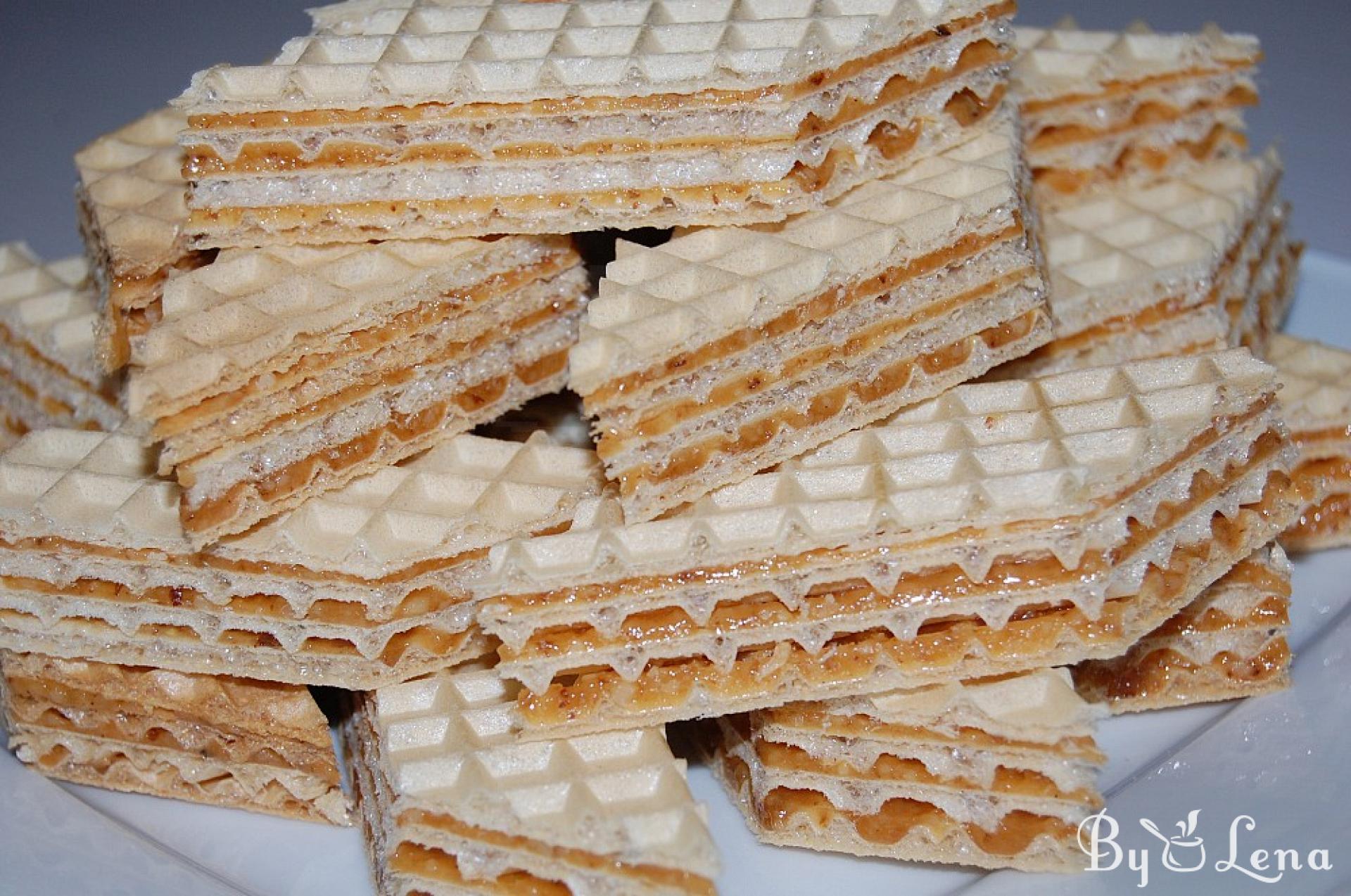 Walnut Caramel Wafer Cake Recipe - Easy & Delicious - ByLena.com