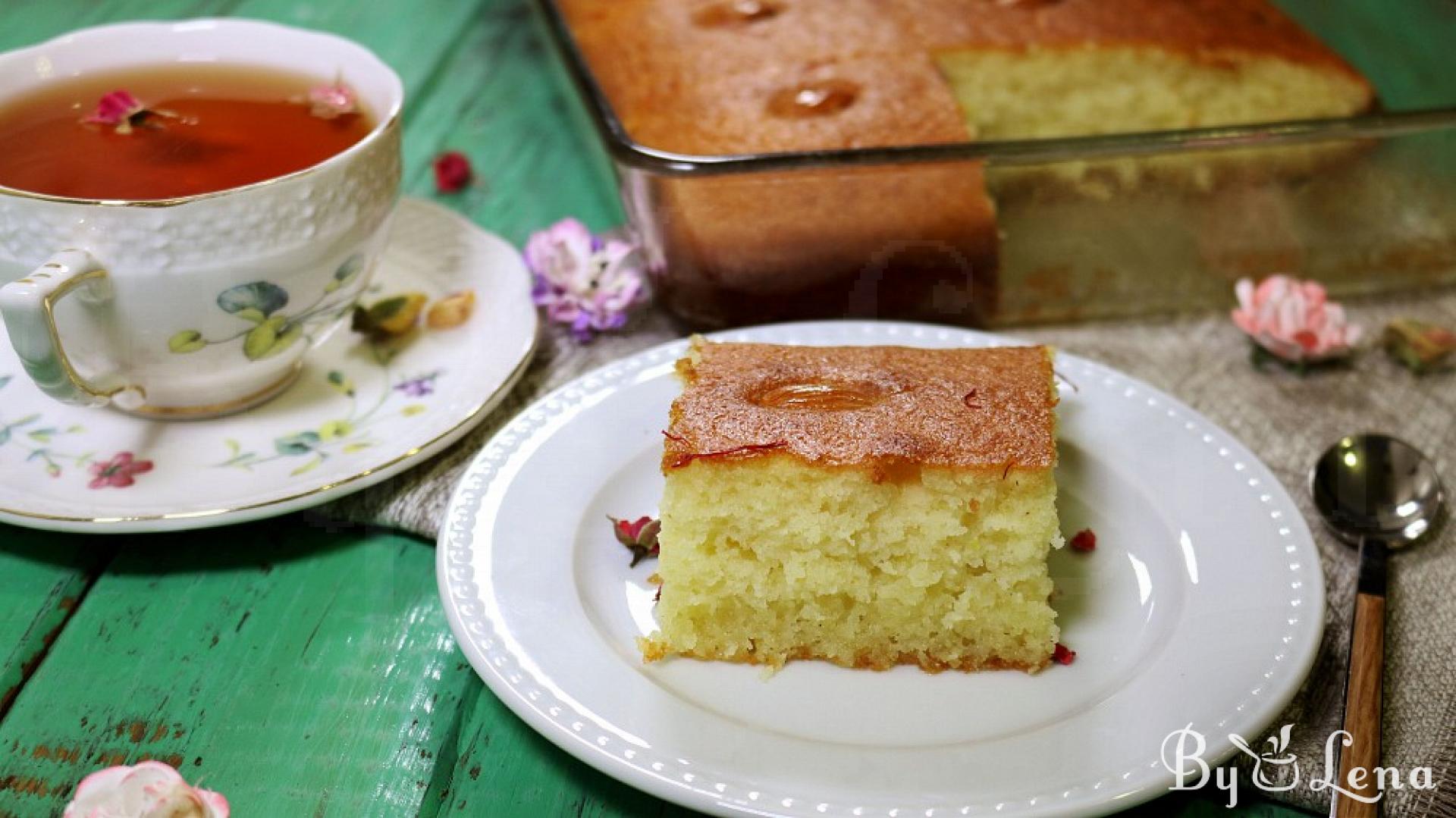 Semolina Cake - Basbousa - ByLena.com