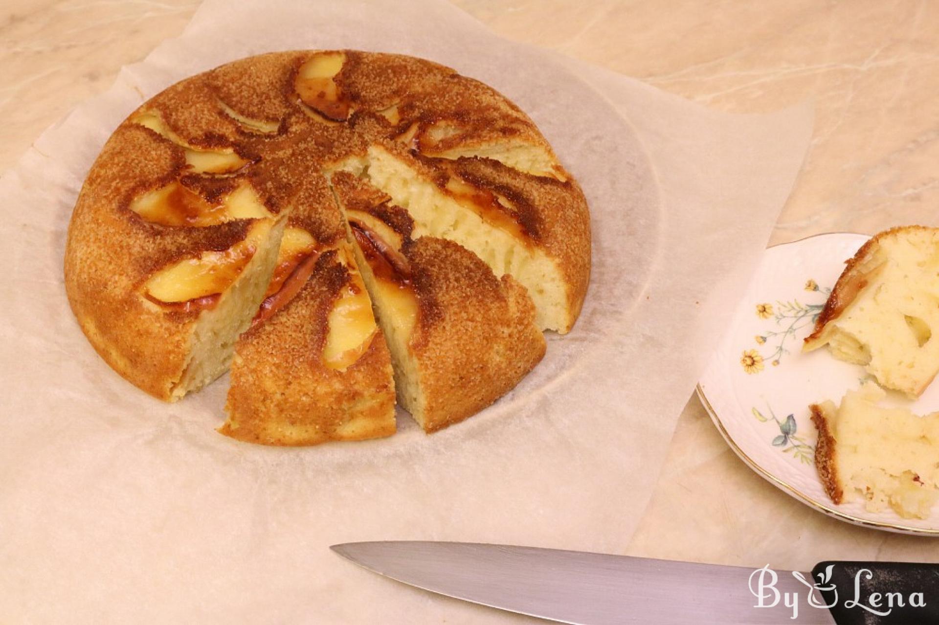 Apple Skillet Cake - ByLena.com