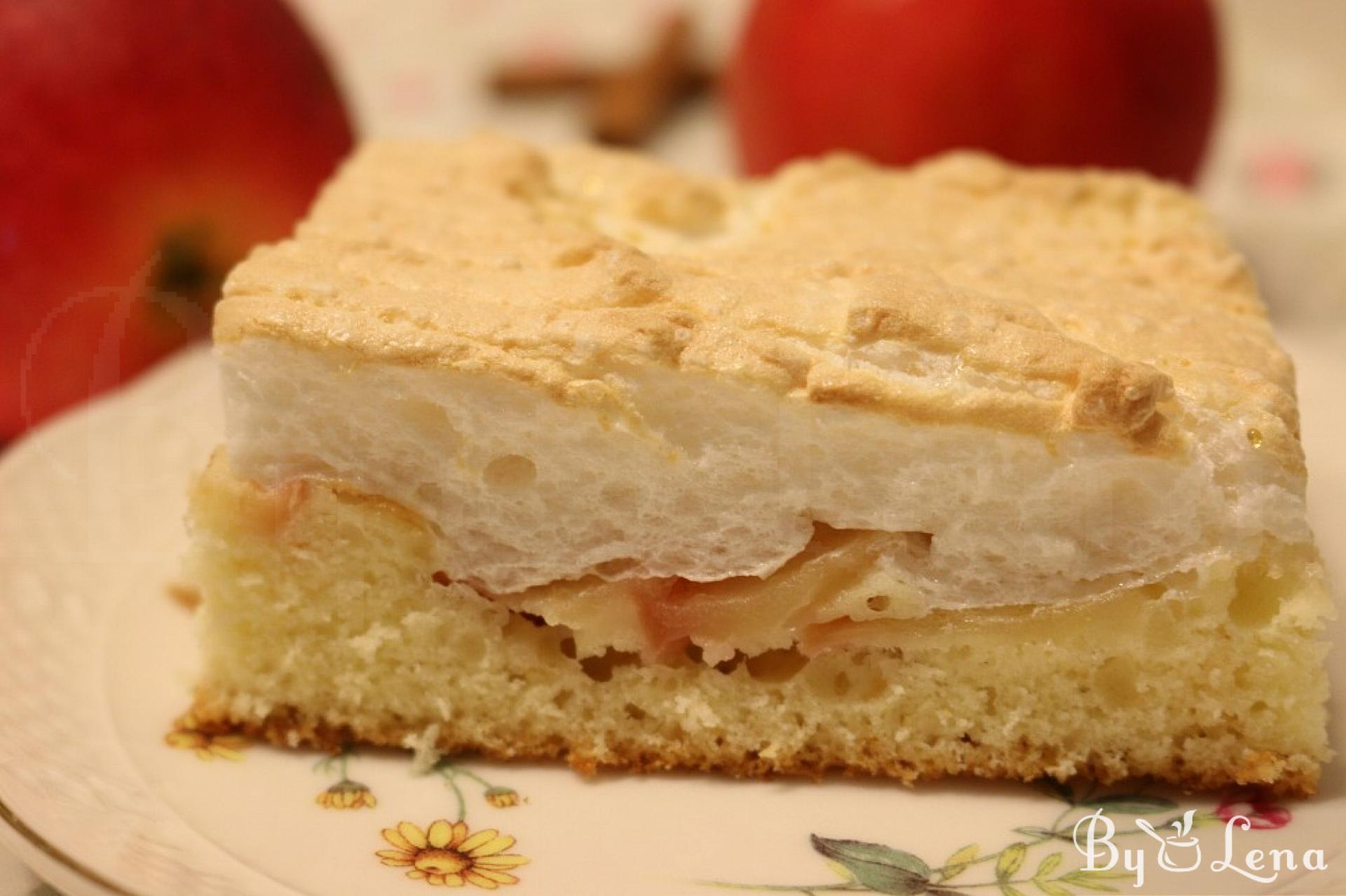 Easy Apple Meringue Cake - ByLena.com