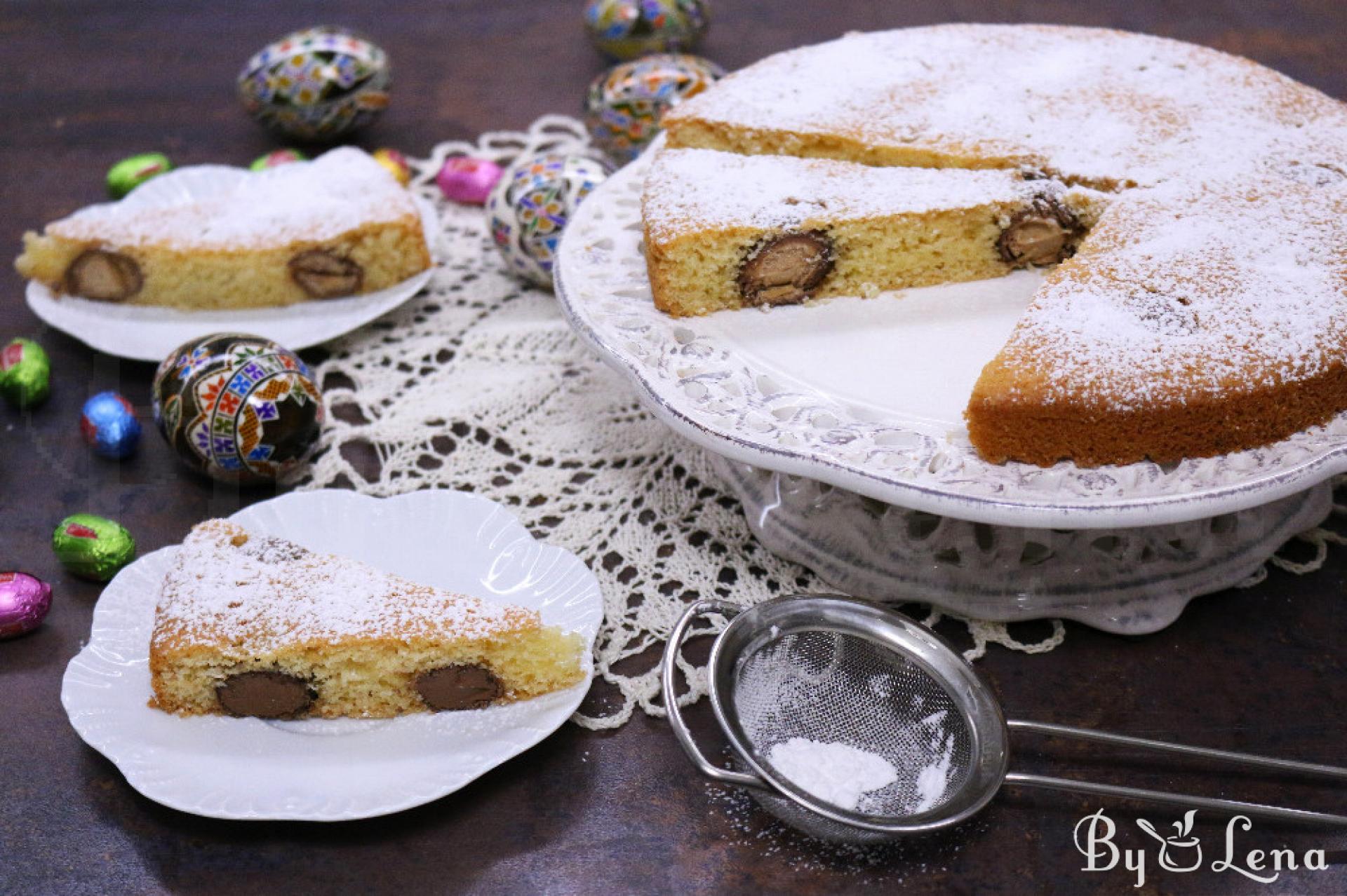 Simple Easter Egg Cake Recipe - ByLena.com