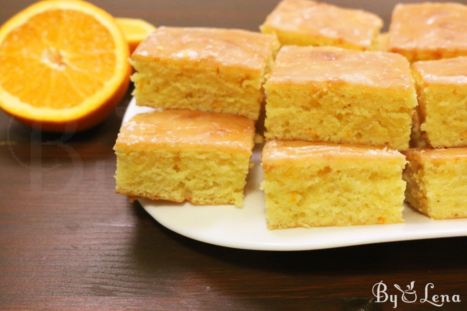 Easy Vegan Orange Cake - ByLena.com
