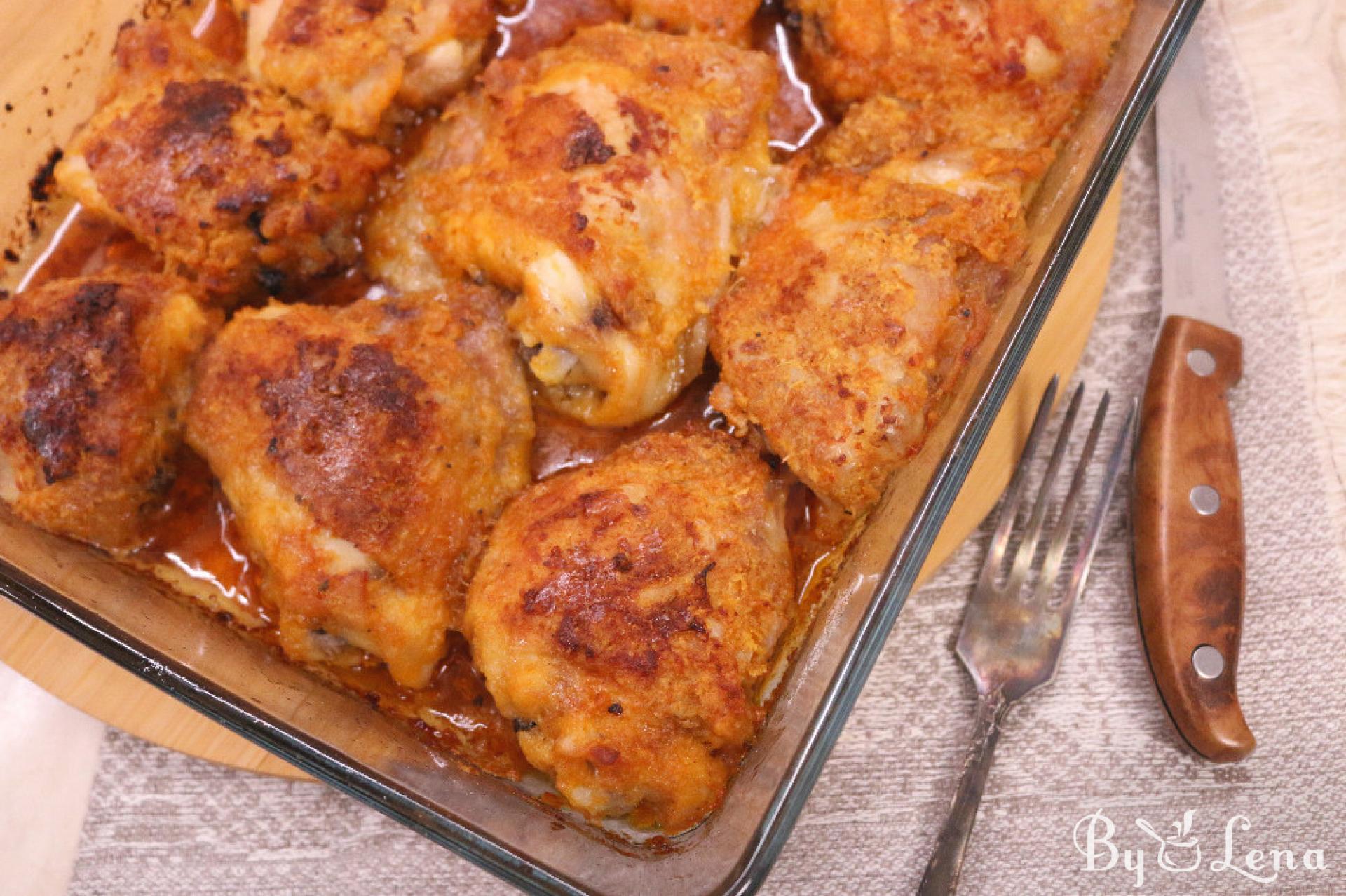 Baked Crispy Chicken Recipe - Easy and Delicious - ByLena.com