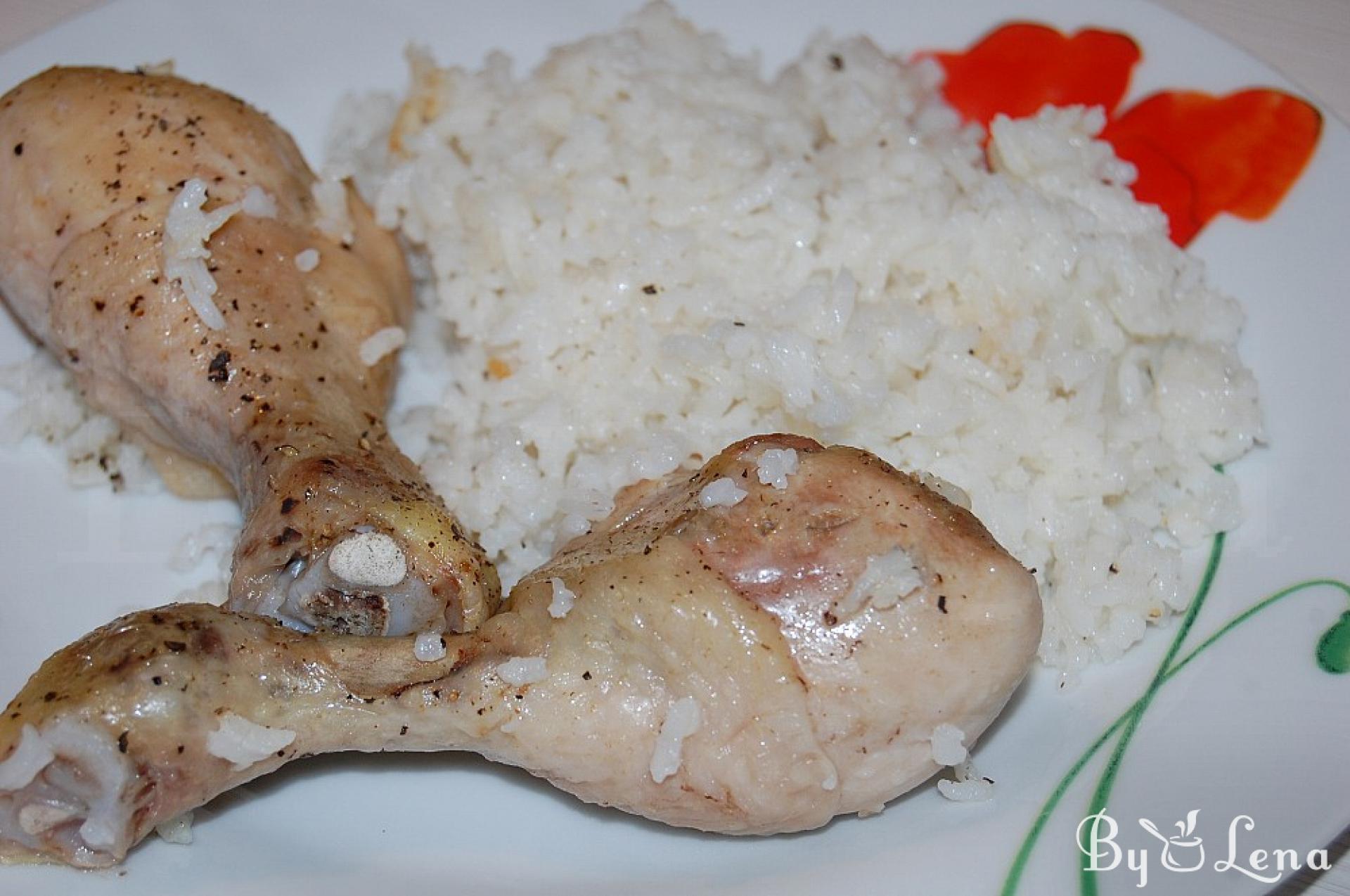 Savory Oven Baked Chicken and Rice Recipe - ByLena.com