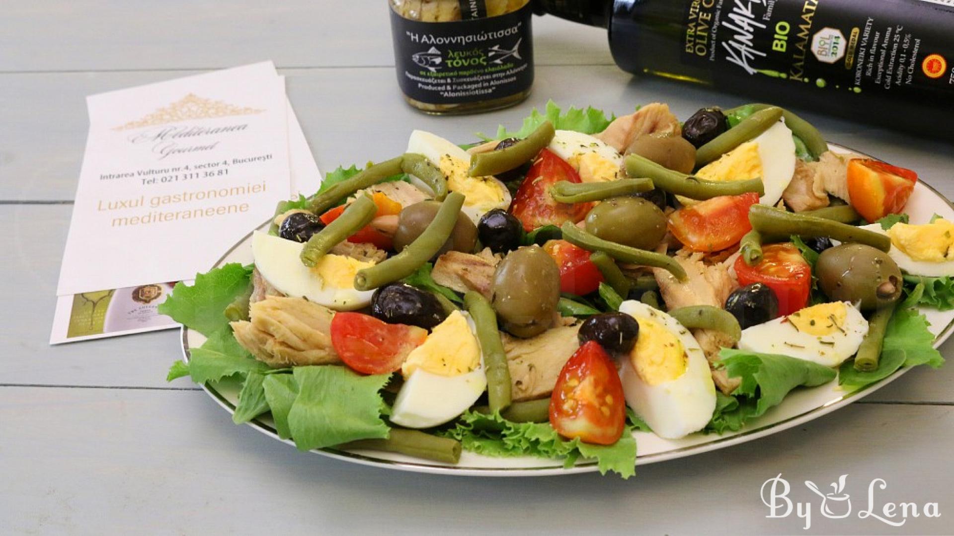 Nicoise Salad - with Tuna and Vegetables - ByLena.com