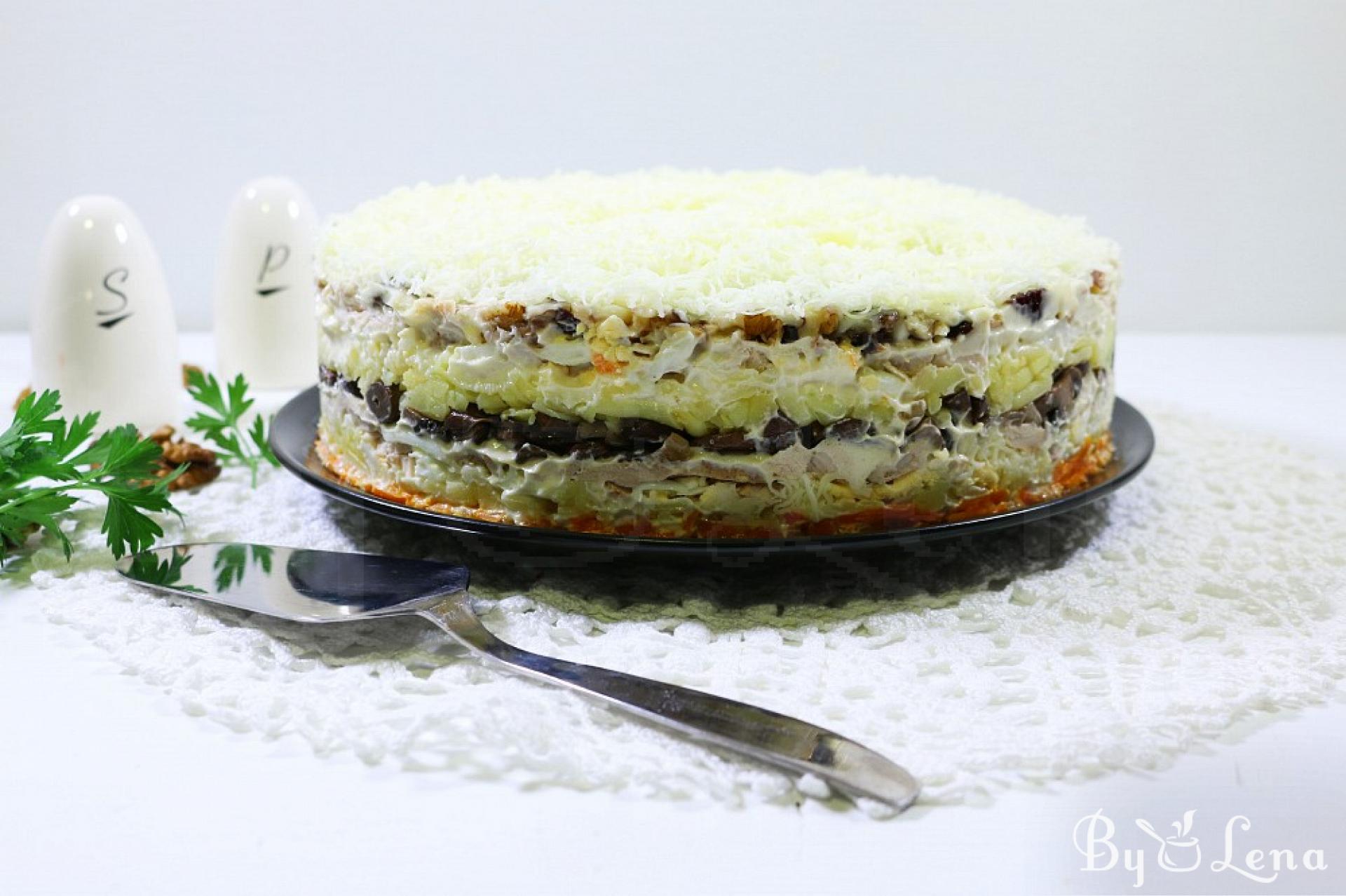 Best Layered Salad Cake - ByLena.com