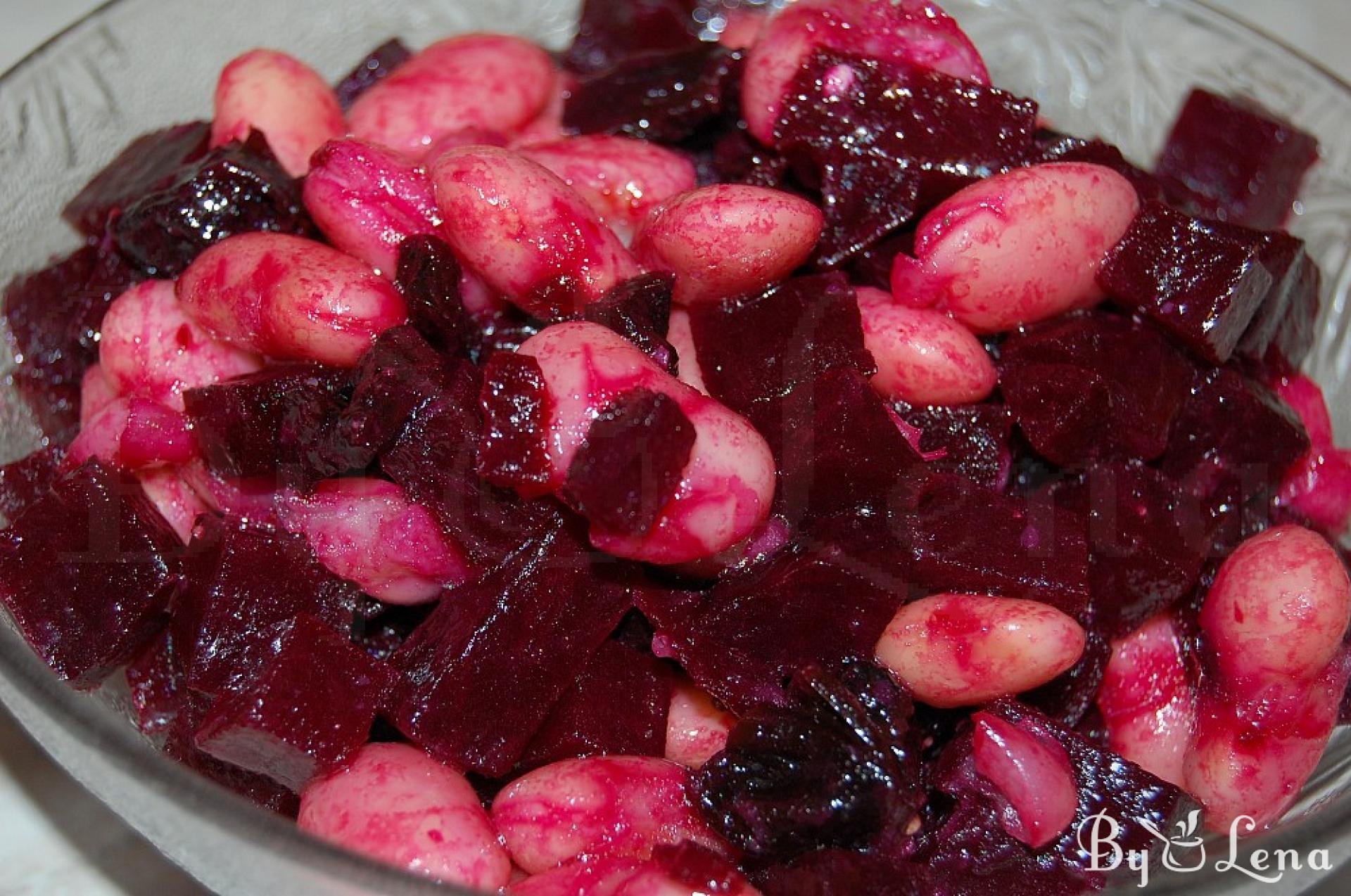 Delicious Beet and White Bean Salad Recipe - ByLena.com