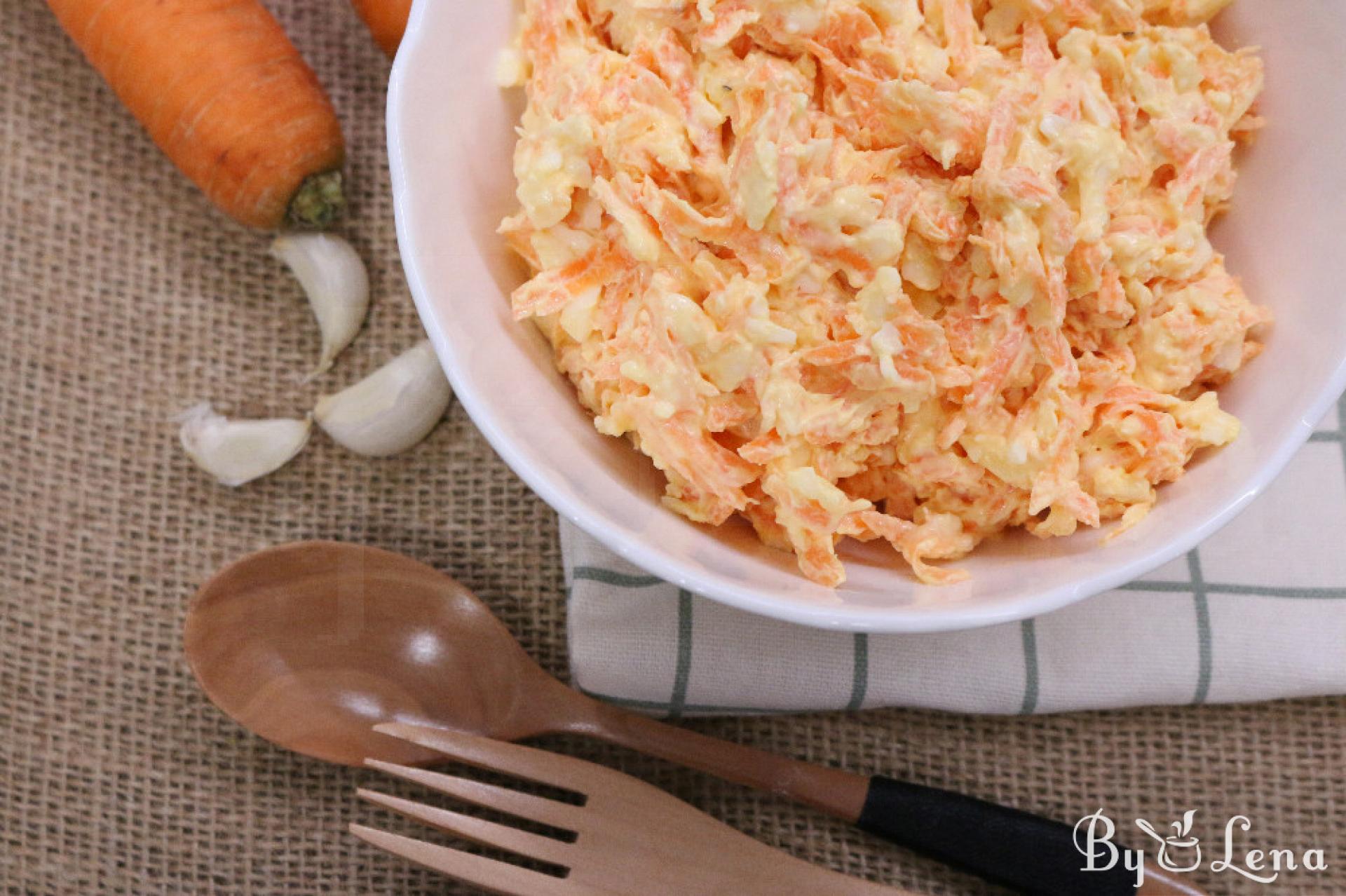 Creamy Carrot and Cheese Salad – Quick & Delicious Recipe - ByLena.com