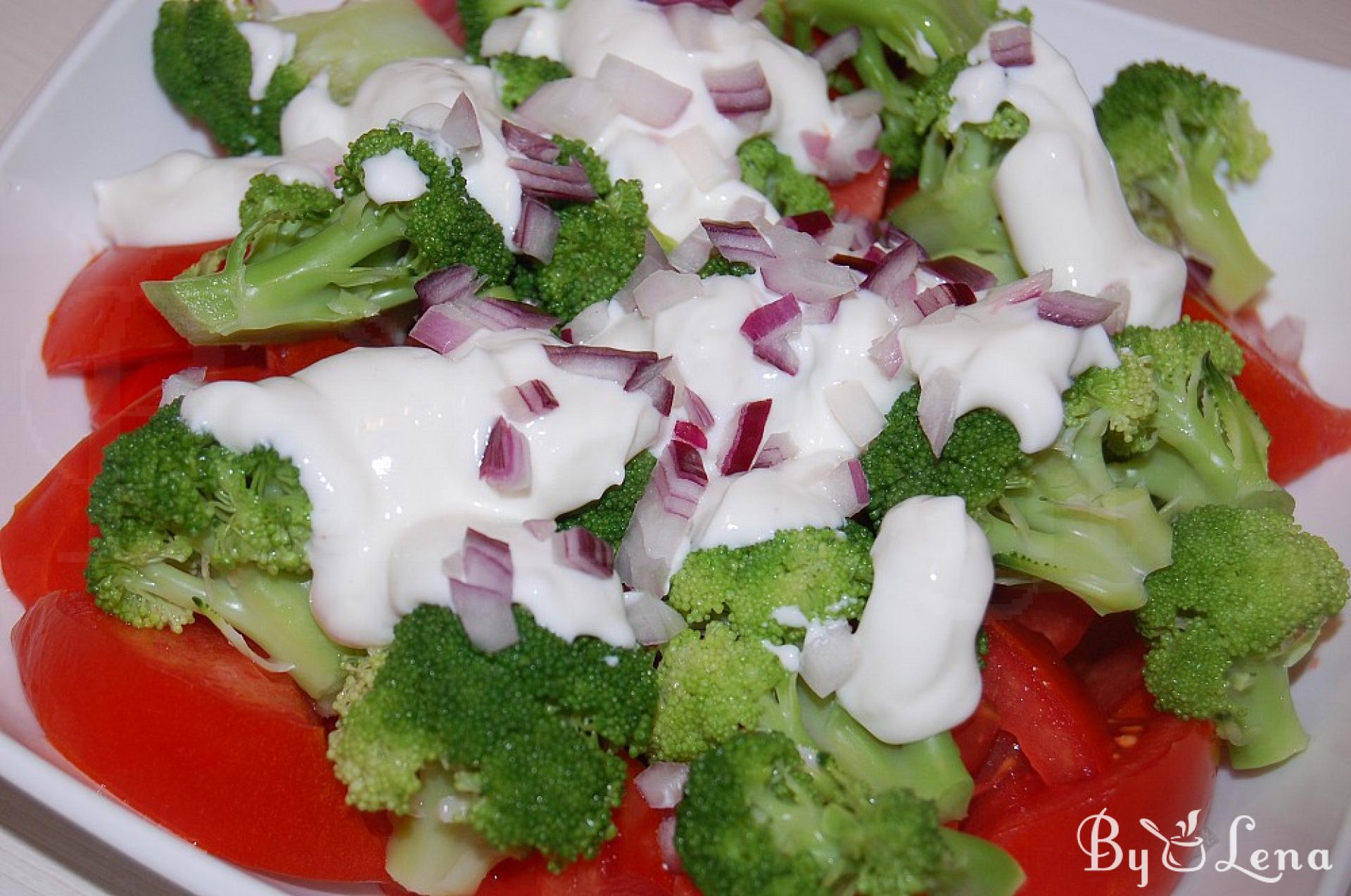 Tomato Salad with Broccoli - ByLena.com