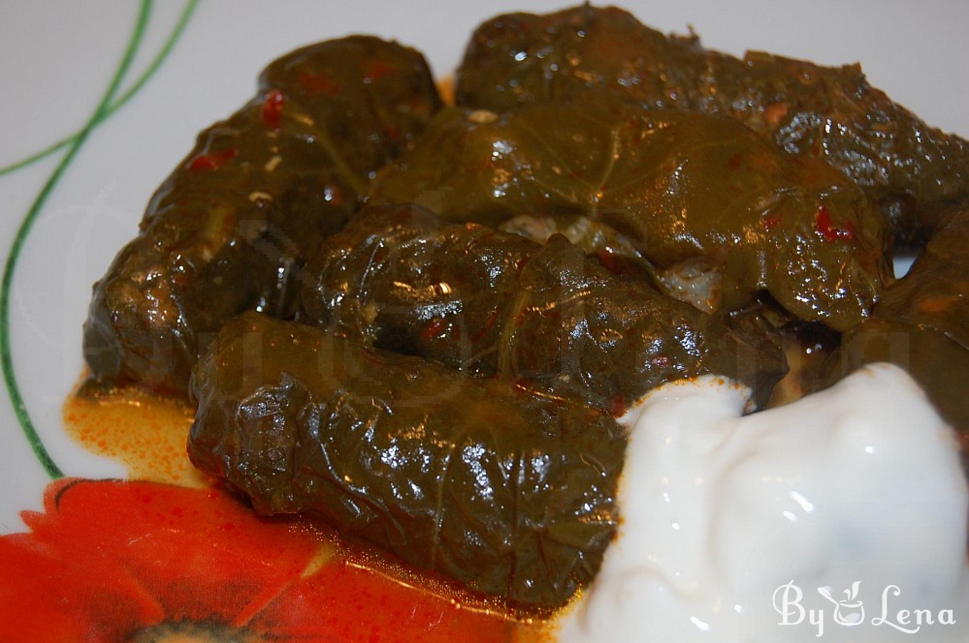 Stuffed Patience Dock Rolls - ByLena.com