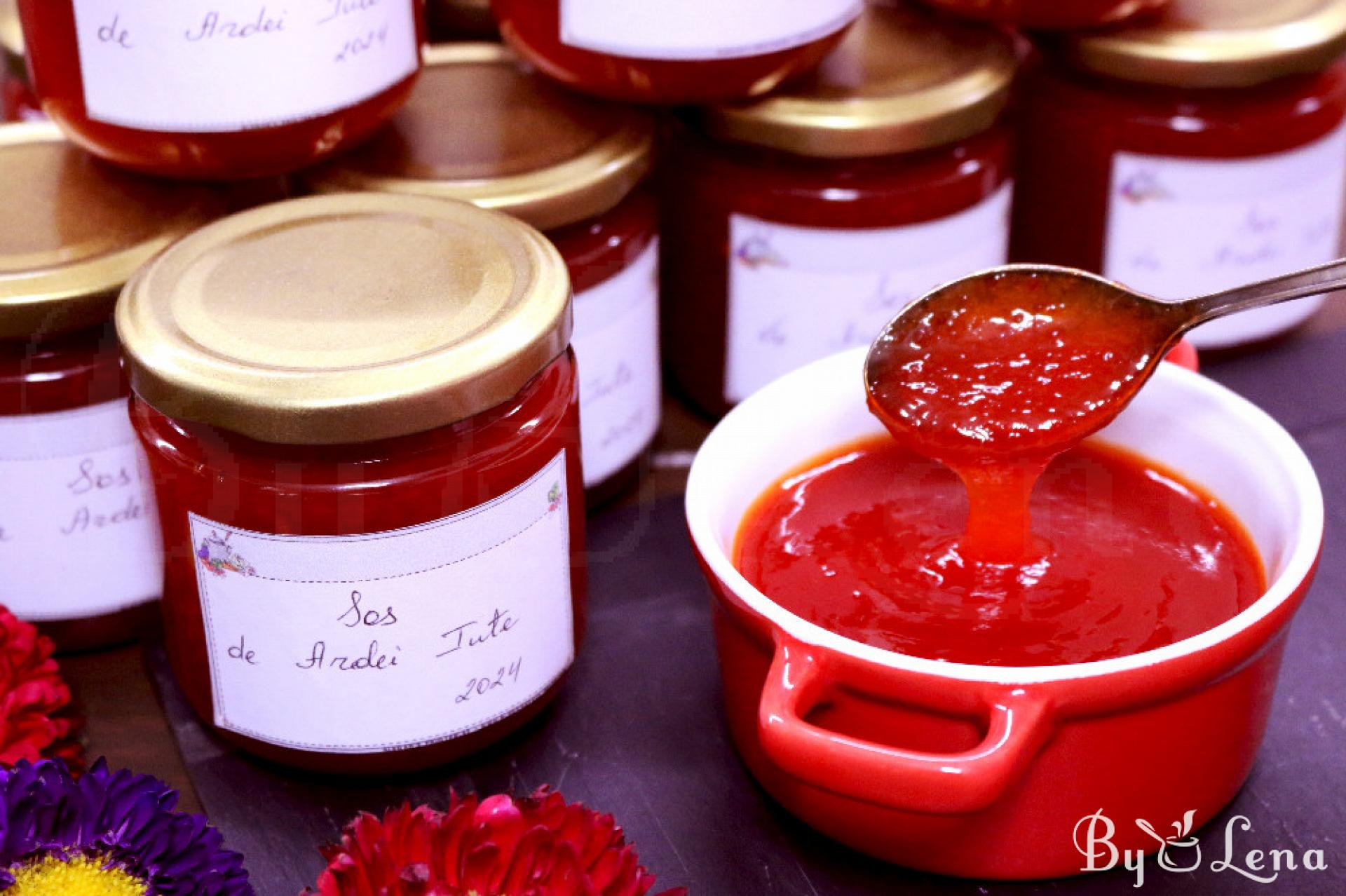 Easy Homemade Hot Pepper Sauce Recipe - Perfect for Meat - ByLena.com