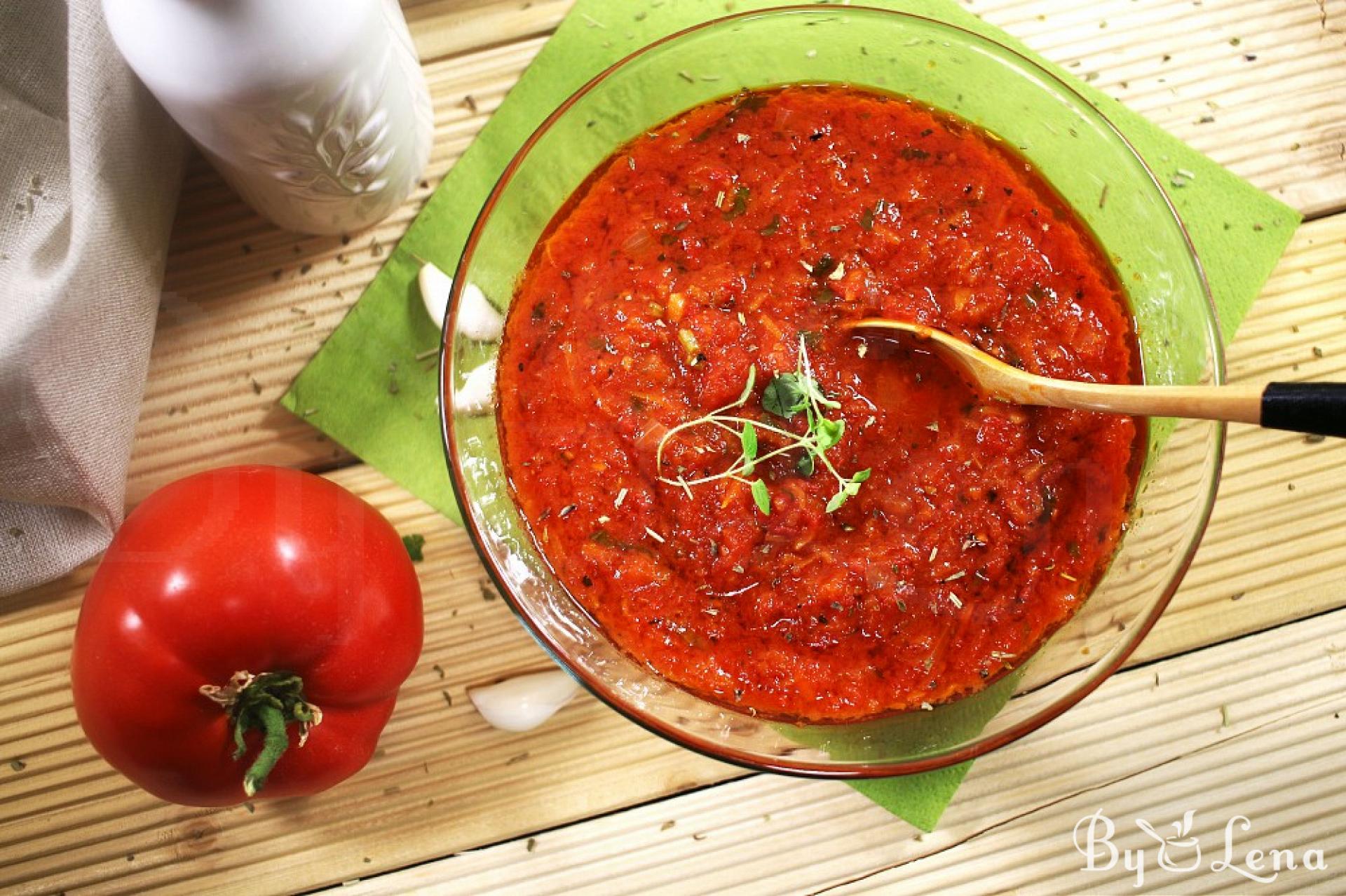 Homemade Marinara Sauce - my recipe - ByLena.com