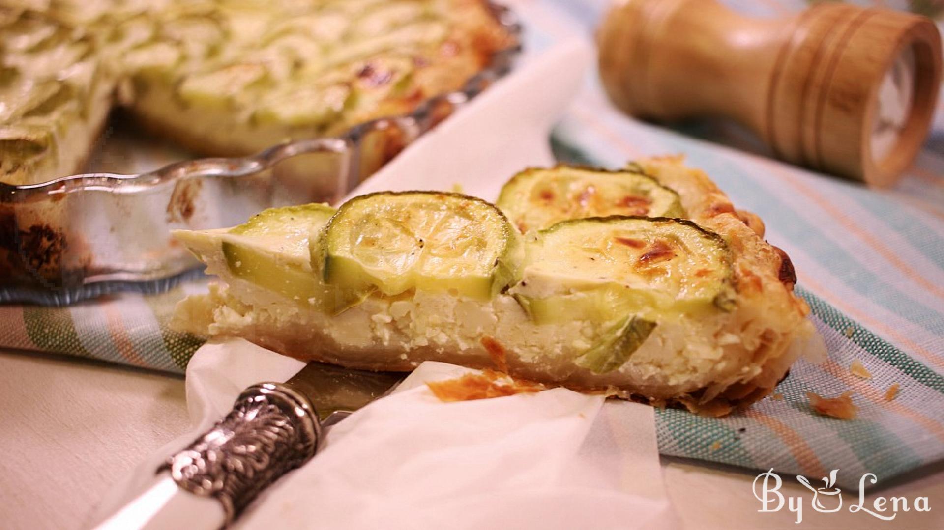 Zucchini Cheese Tart - ByLena.com