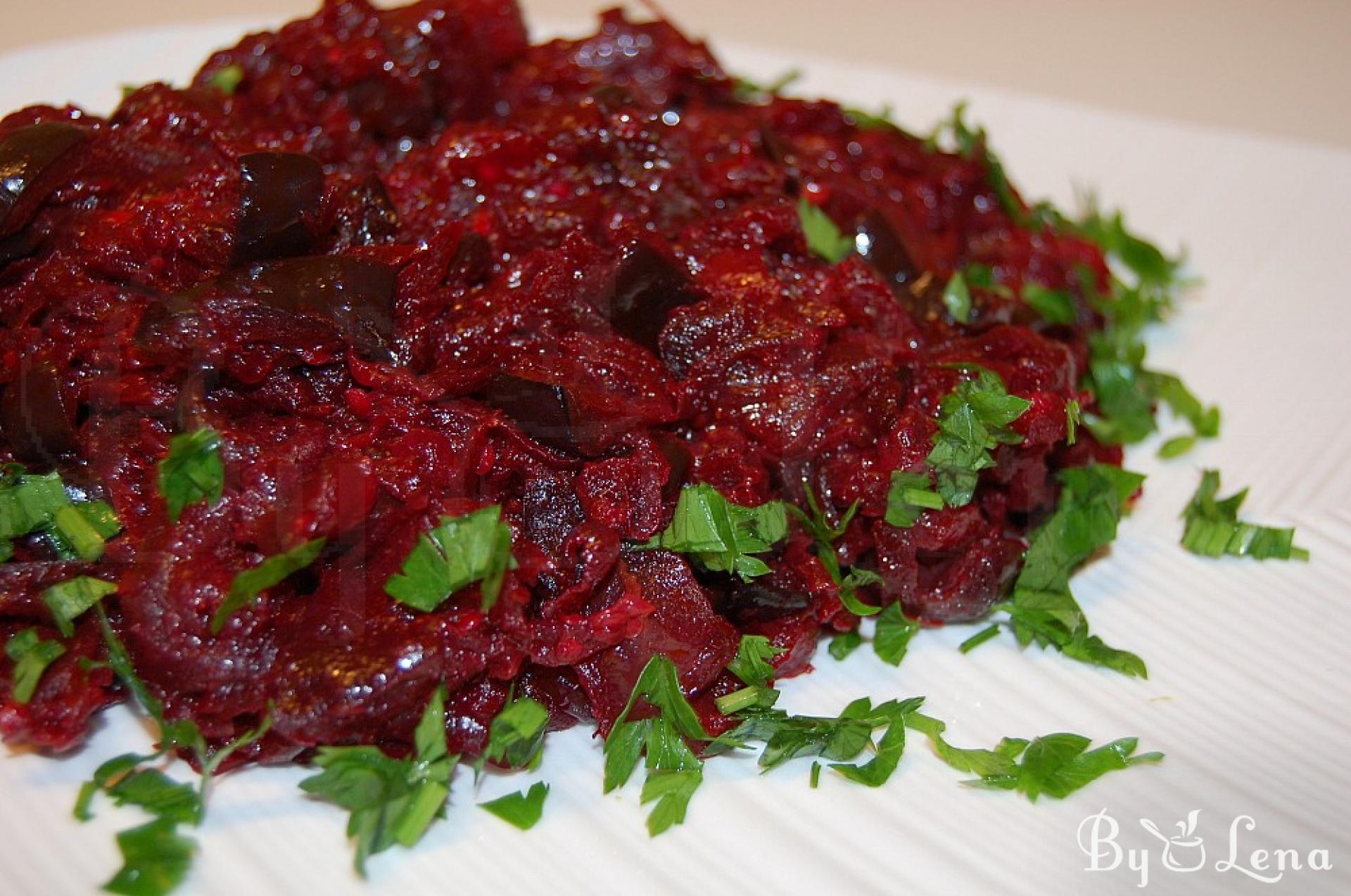 Sauteed Beet & Eggplant Recipe - Easy & Healthy - ByLena.com
