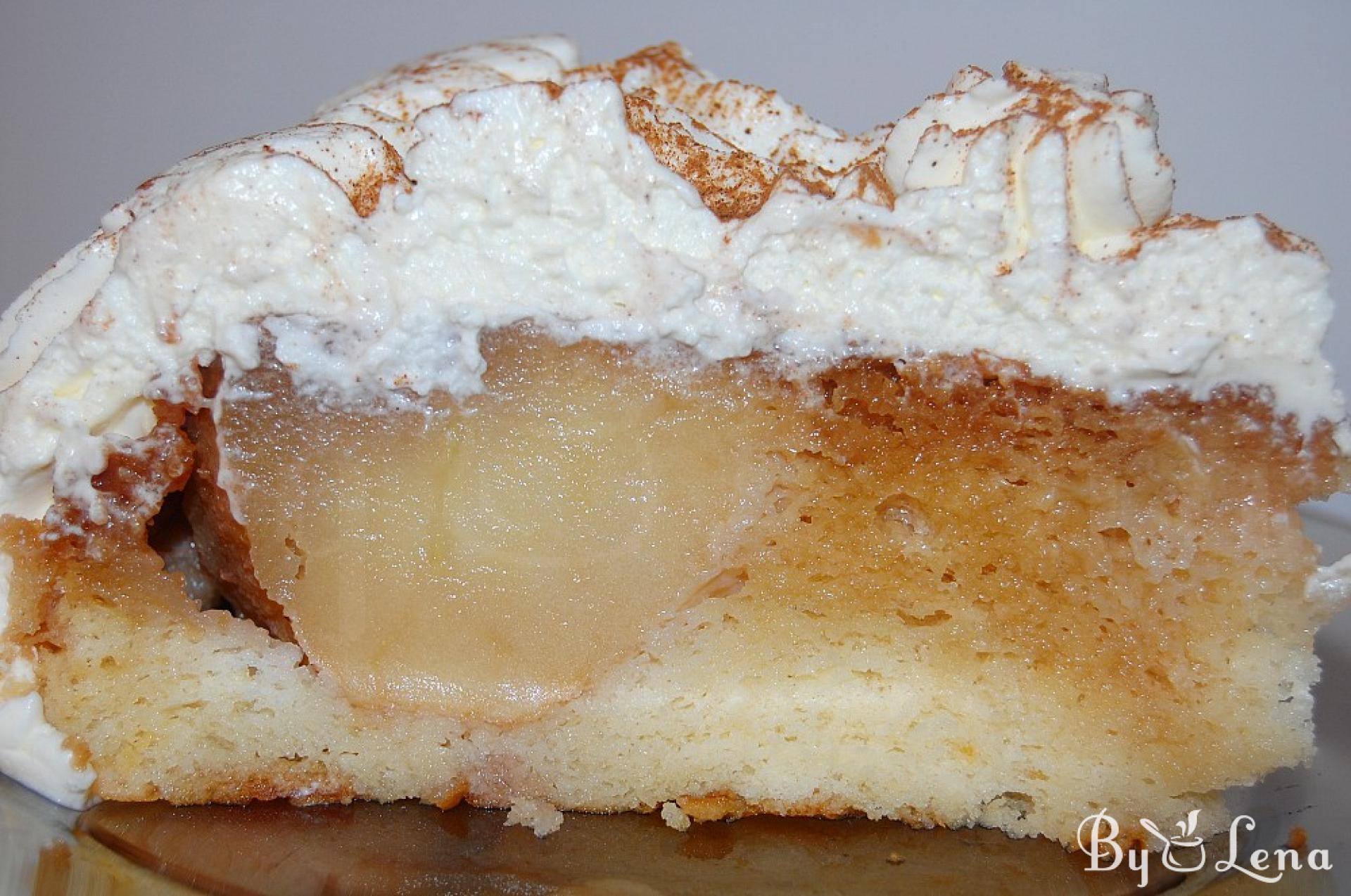Caramel Apple Upside Down Cake - ByLena.com