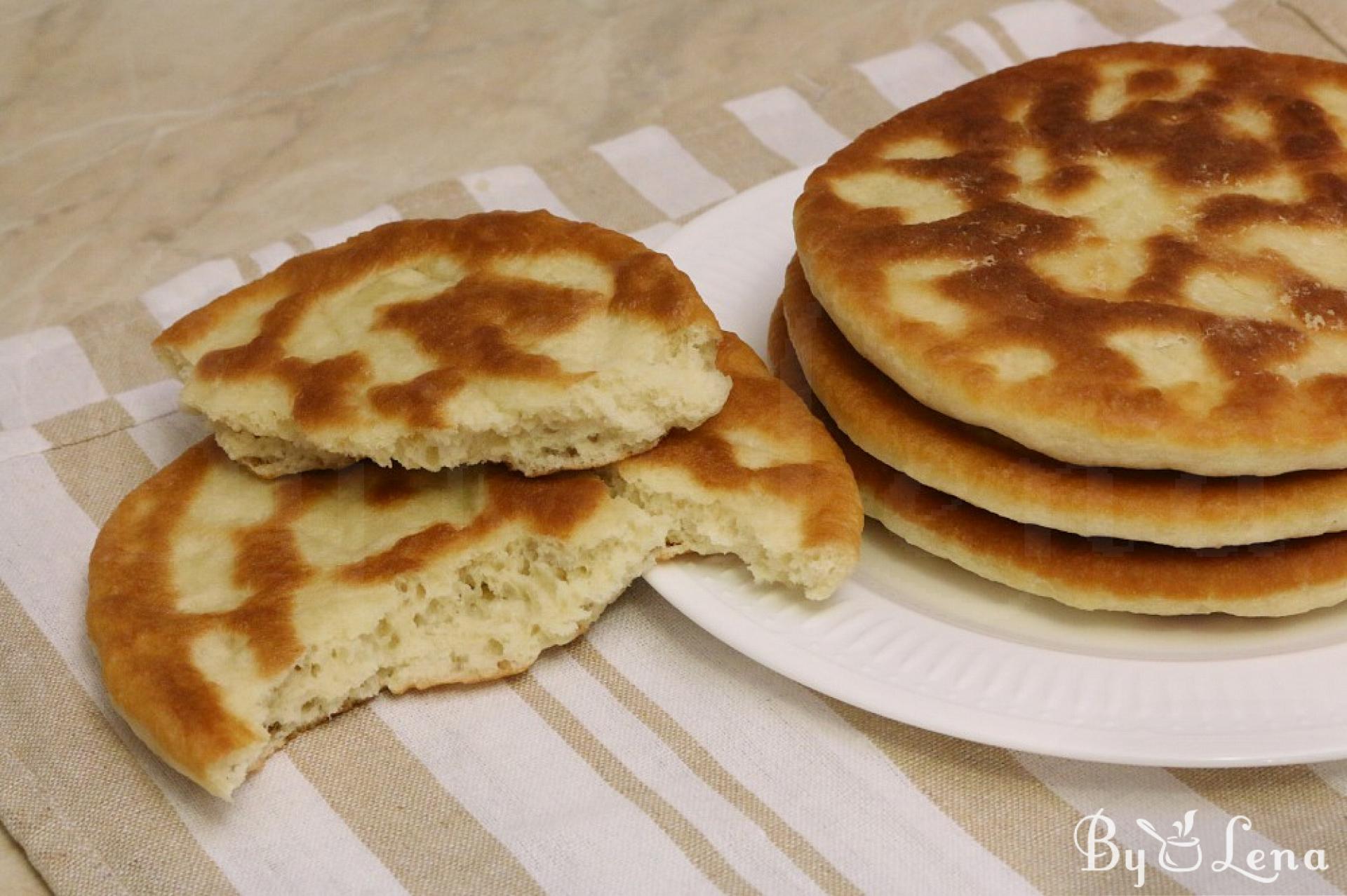 Vegan Fluffy Flatbreads - ByLena.com