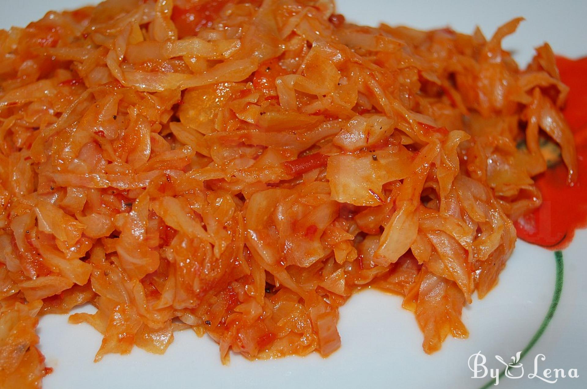 Easy Braised Cabbage - ByLena.com