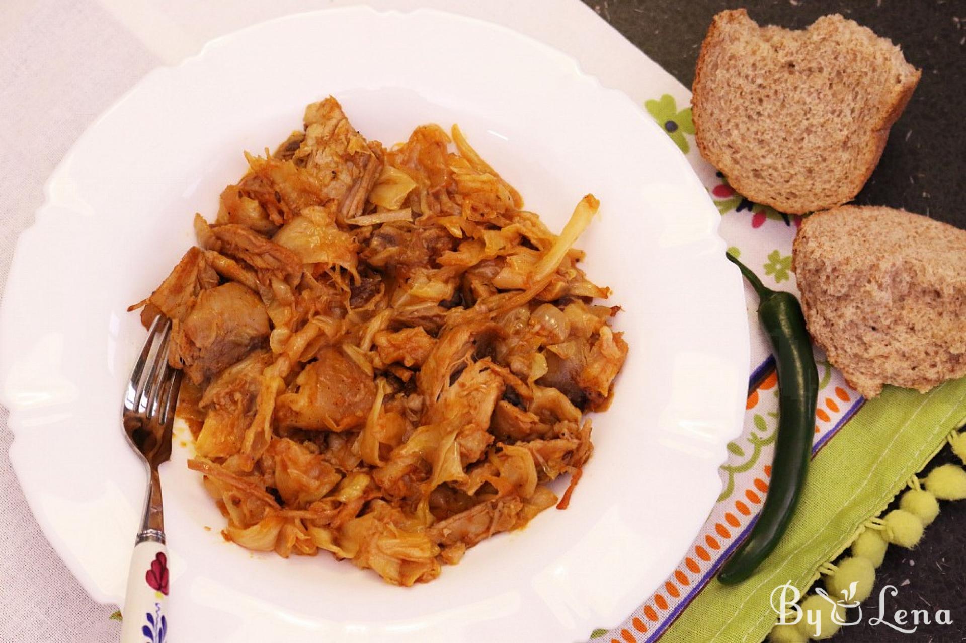 Roasted Cabbage with Ham Hocks - ByLena.com