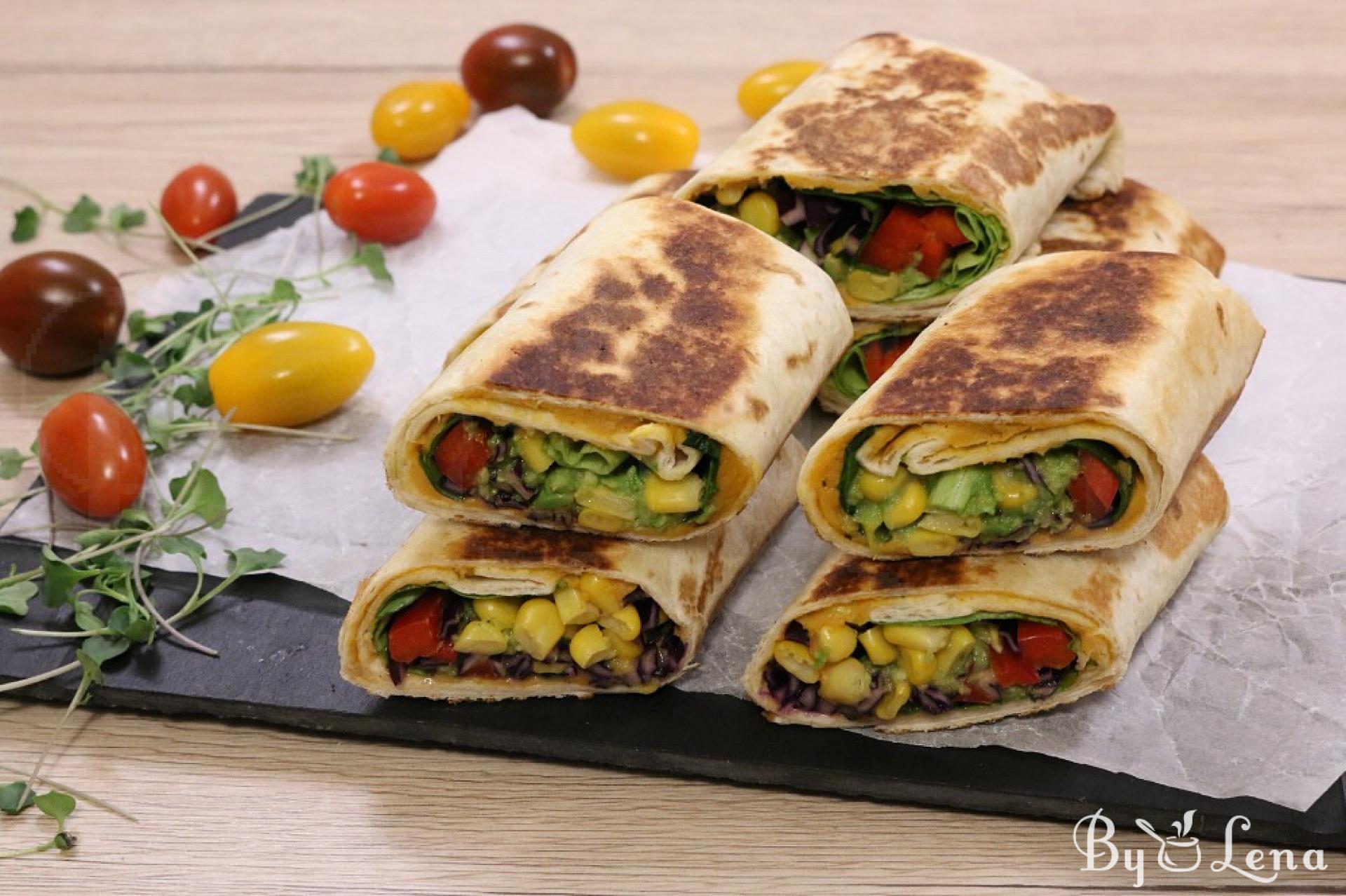 Vegan Burrito Recipe - ByLena.com