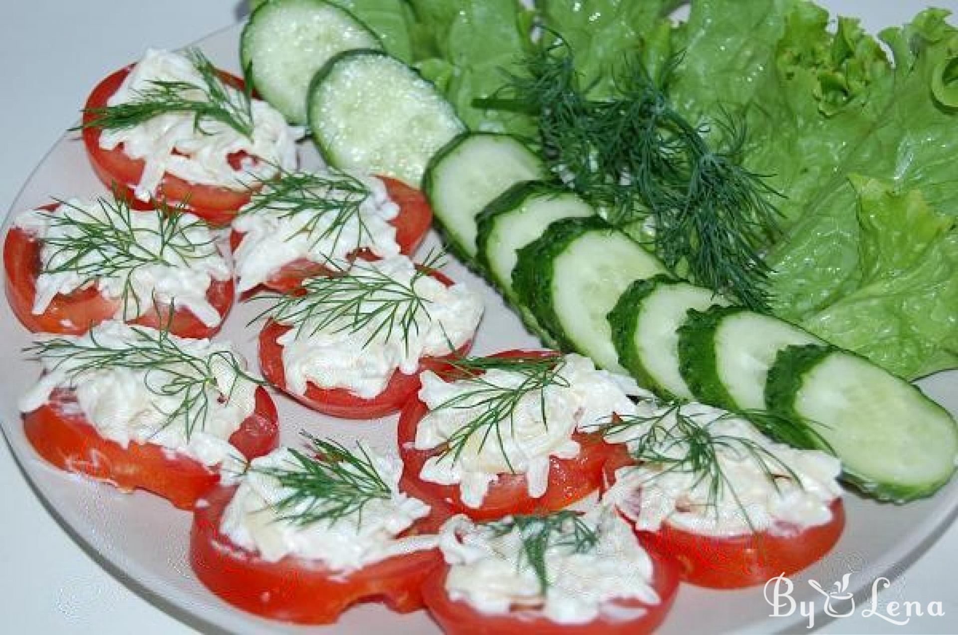 Tomato Cheese Appetizer - ByLena.com