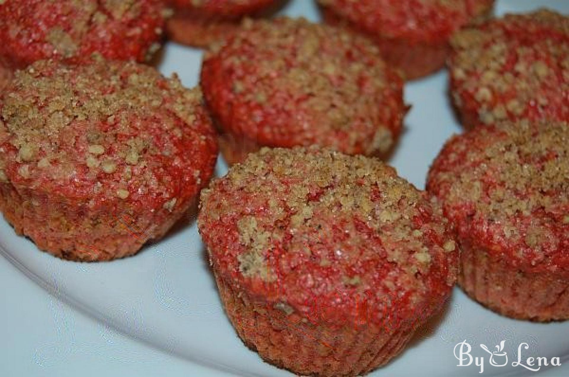 Beetroot Pink Muffins - ByLena.com