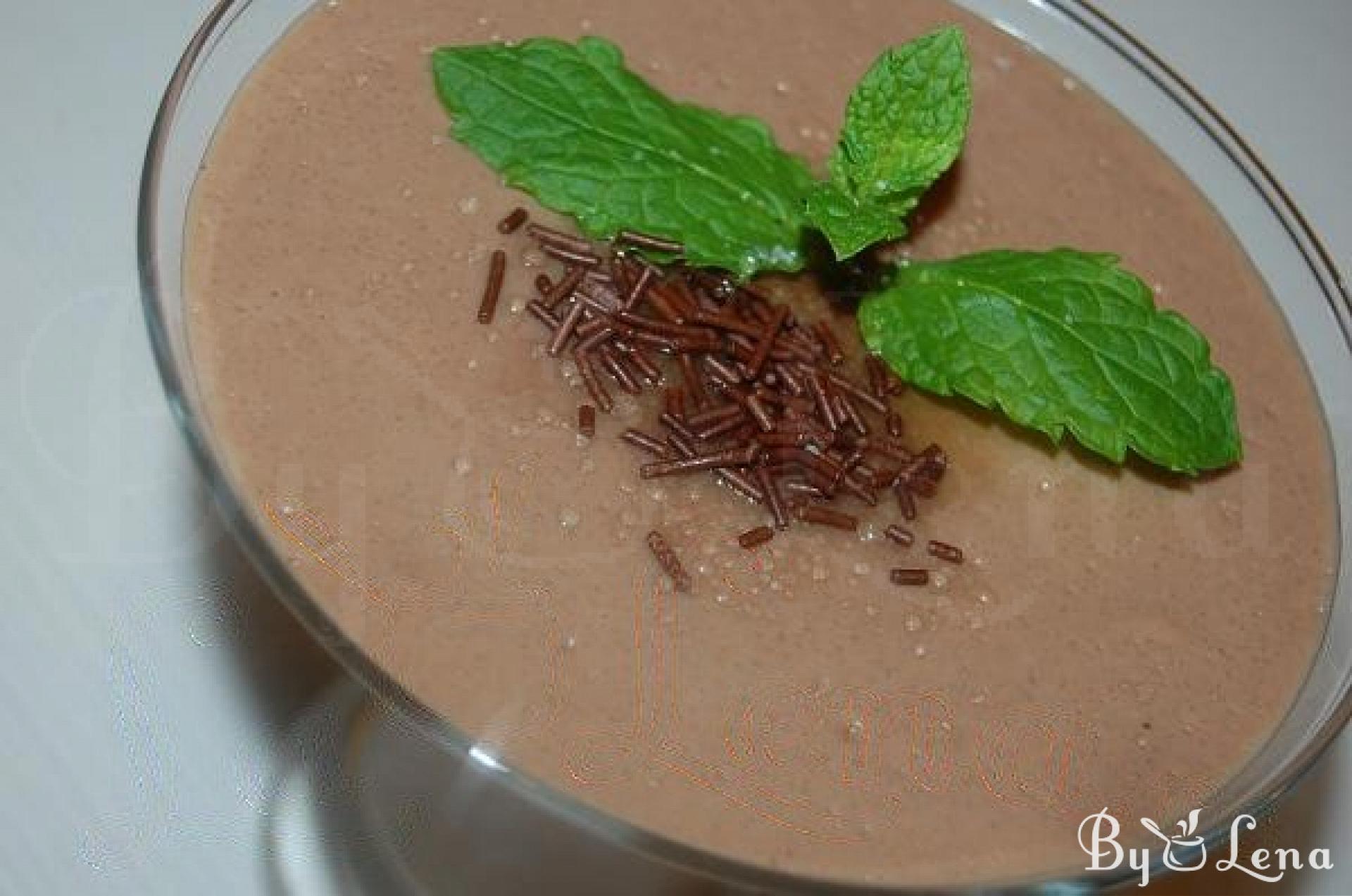 Chocolate Semolina Pudding - ByLena.com