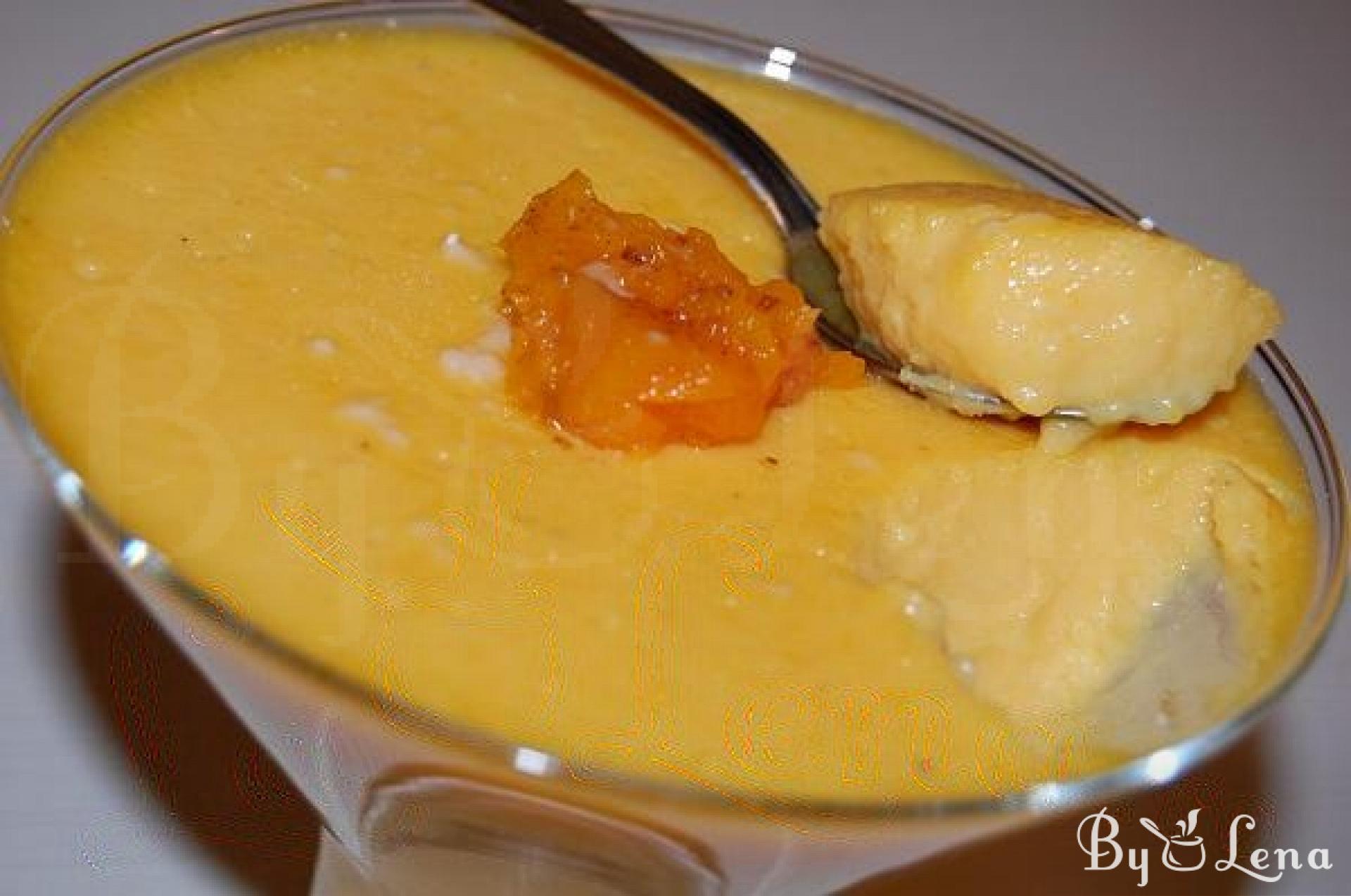 Pumpkin Polenta Pudding - ByLena.com