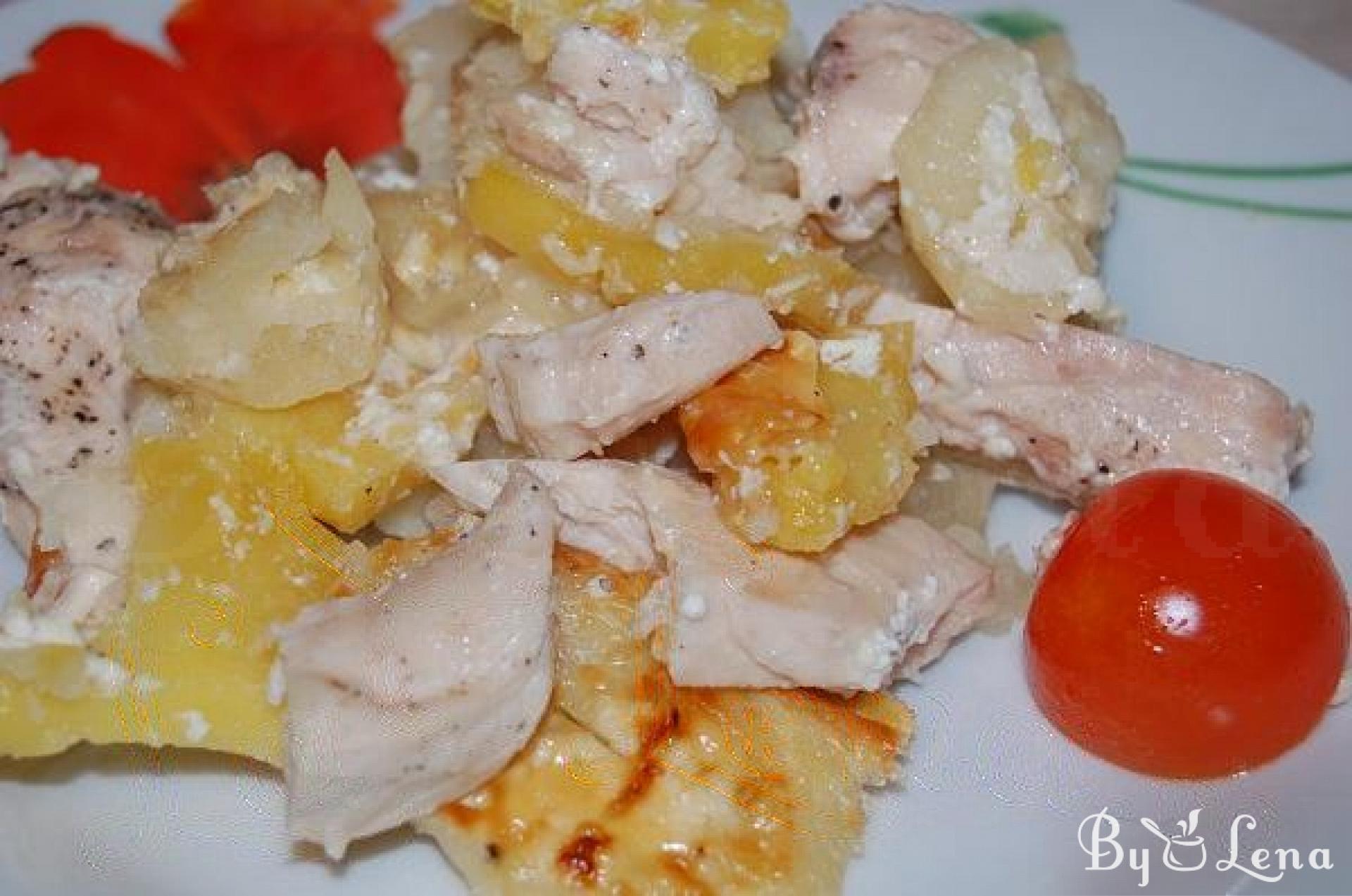 Baked Potatoes with Meat and Cheese - ByLena.com