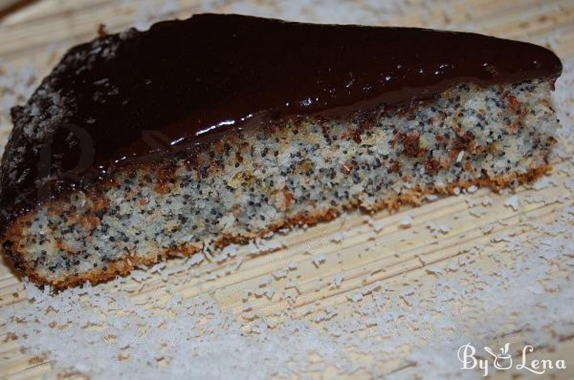 Simple Coconut Poppy Seed Cake - ByLena.com