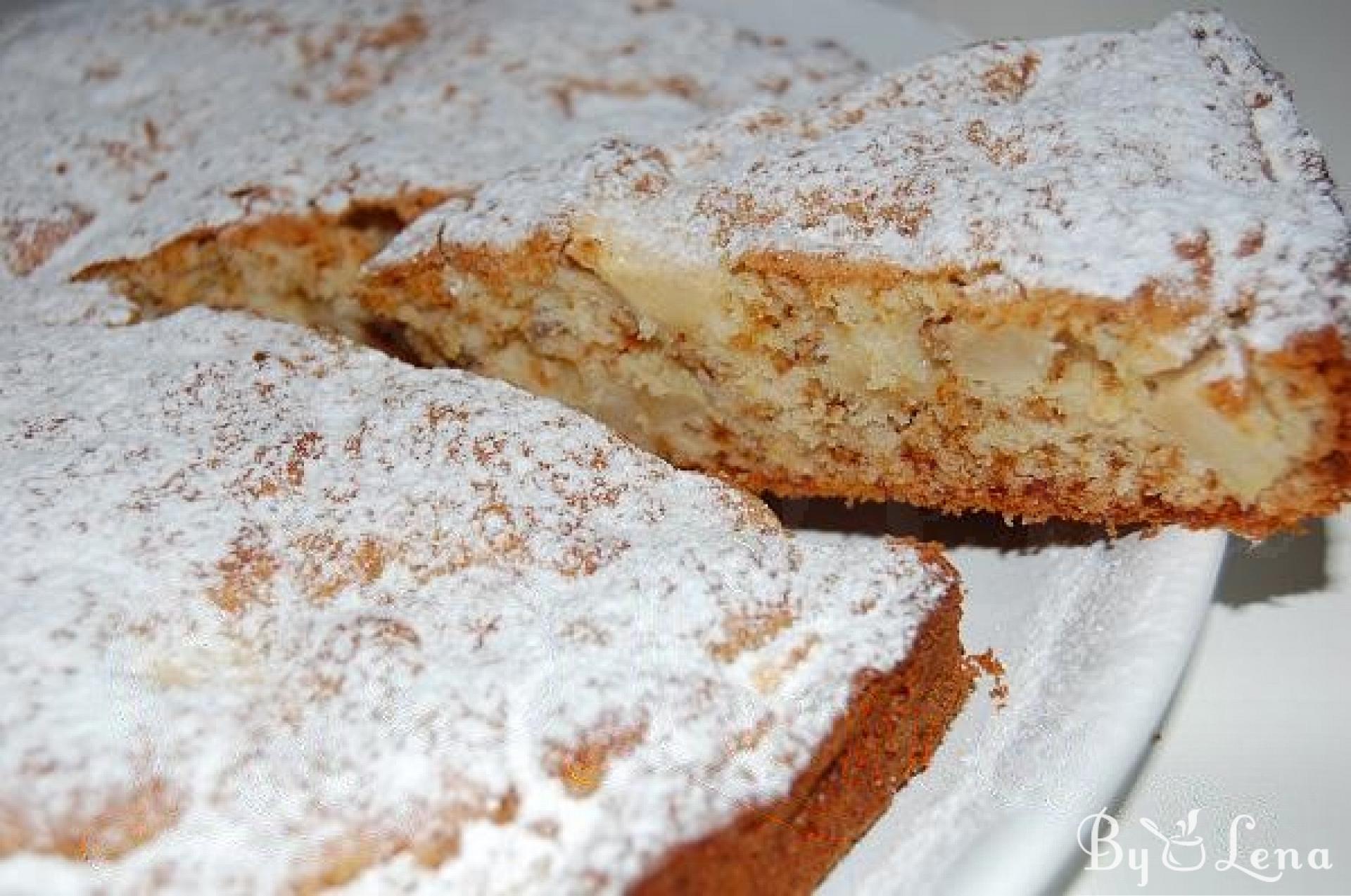 Apple Walnut Cake with Honey - ByLena.com