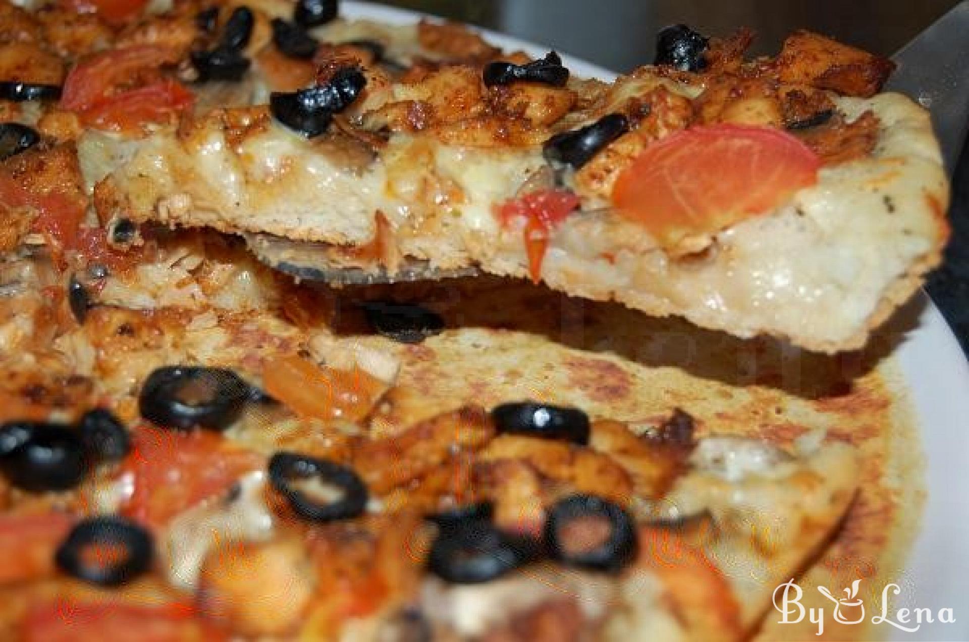 Chicken and Mushroom Pizza Recipe - ByLena.com