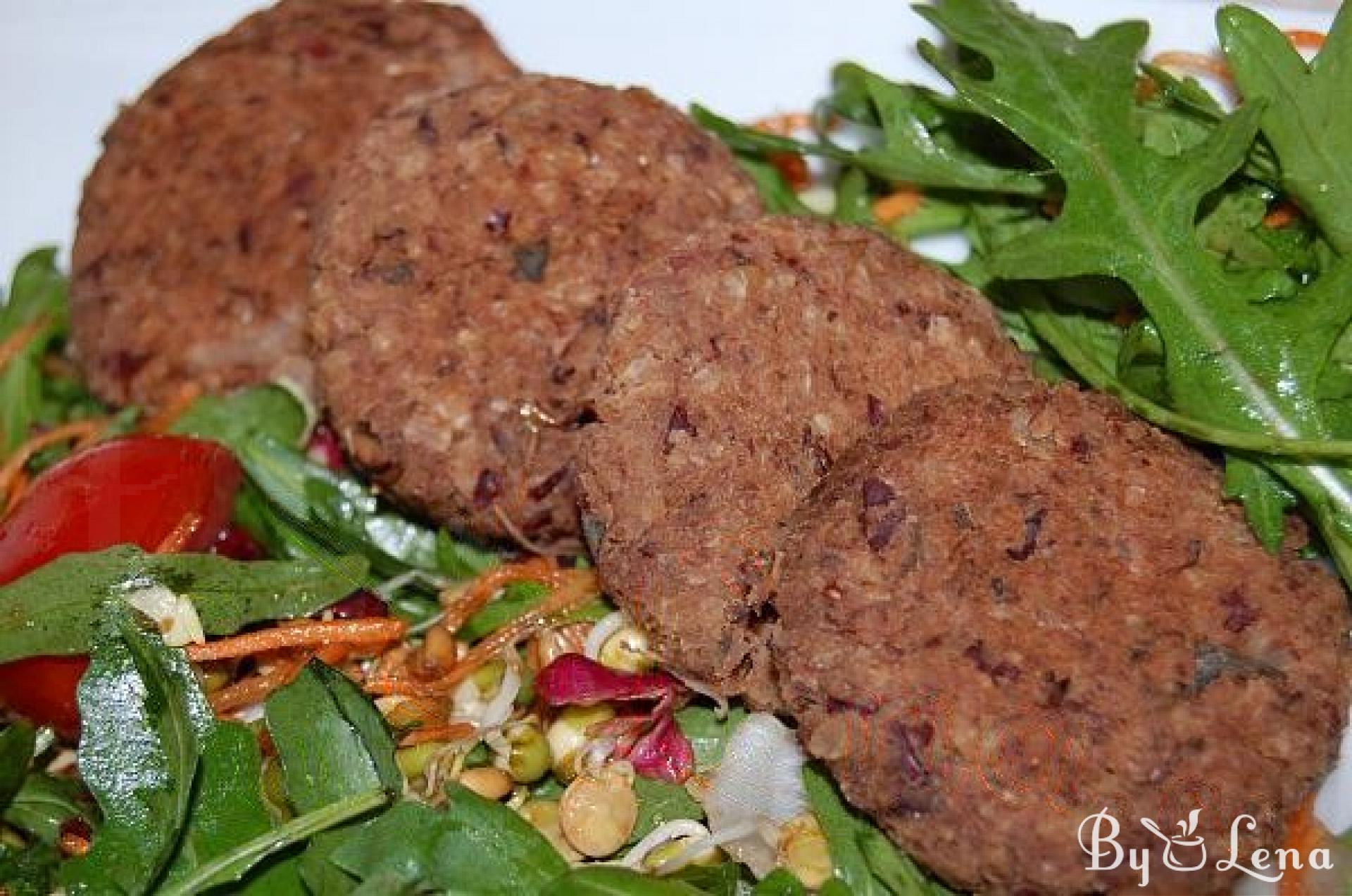 Beans, Lentil and Chickpea Burgers - ByLena.com