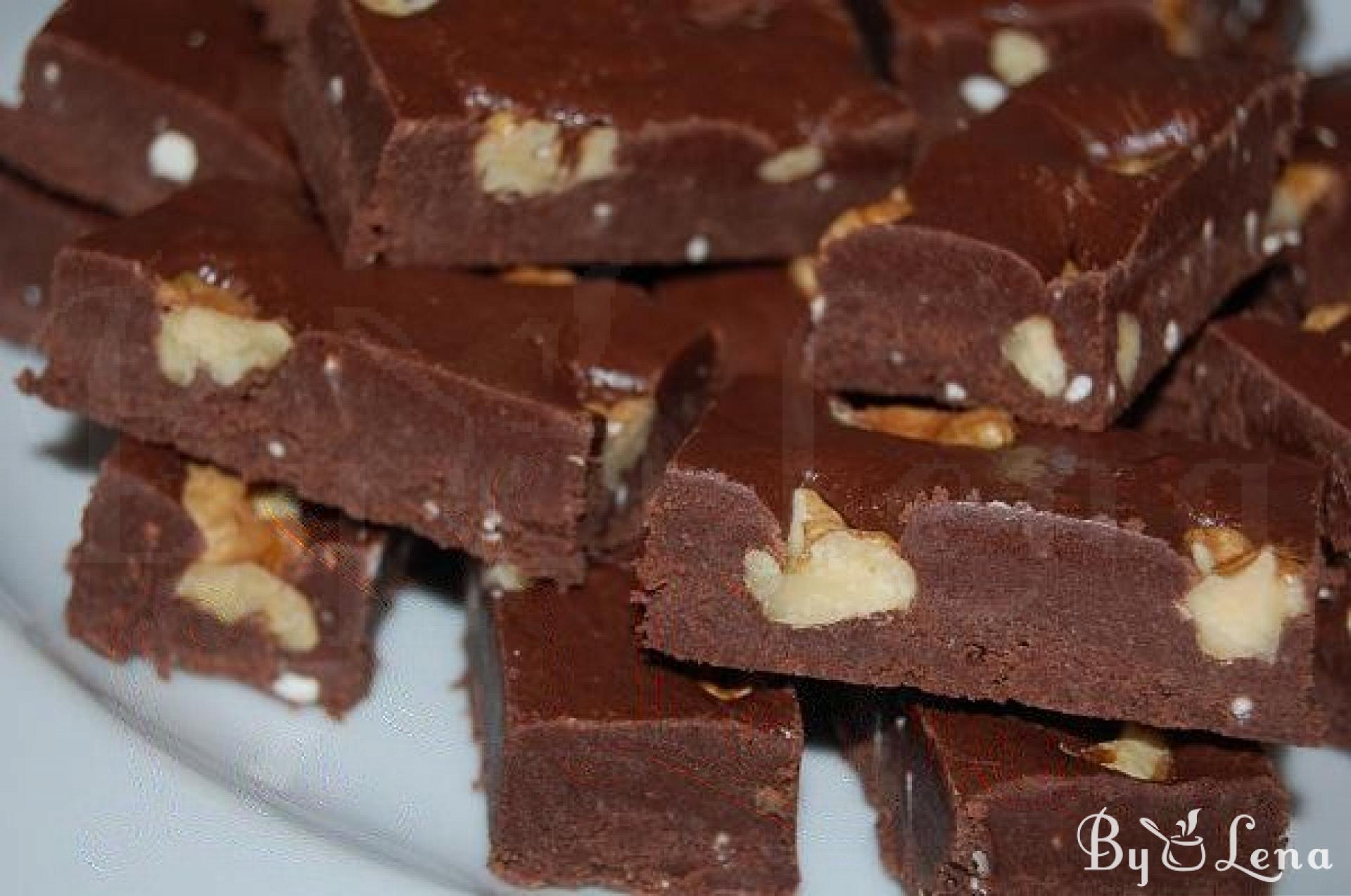 Easy Homemade Chocolate Fudge Recipe - ByLena.com