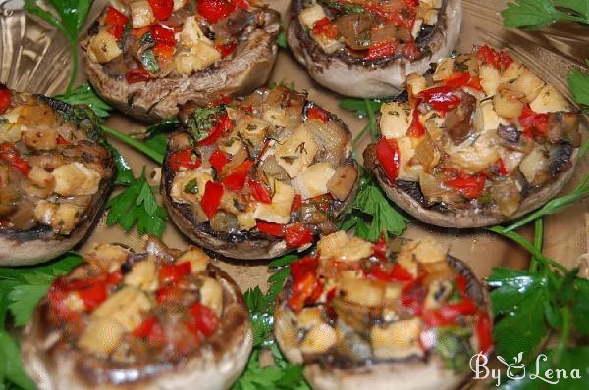 Vegan Stuffed Mushrooms Recipe | Healthy & Tasty - ByLena.com