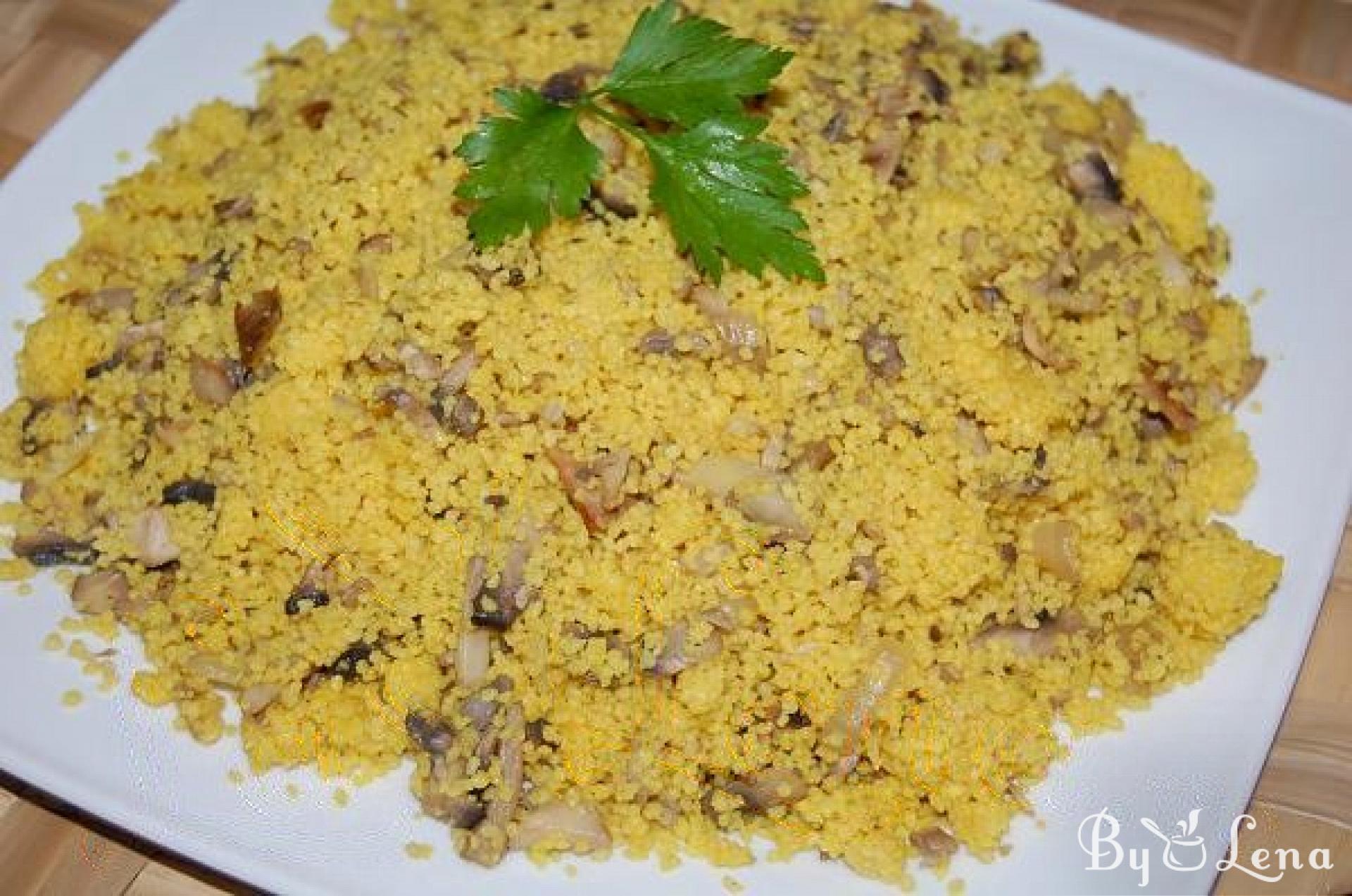 Mushroom Couscous Recipe - ByLena.com
