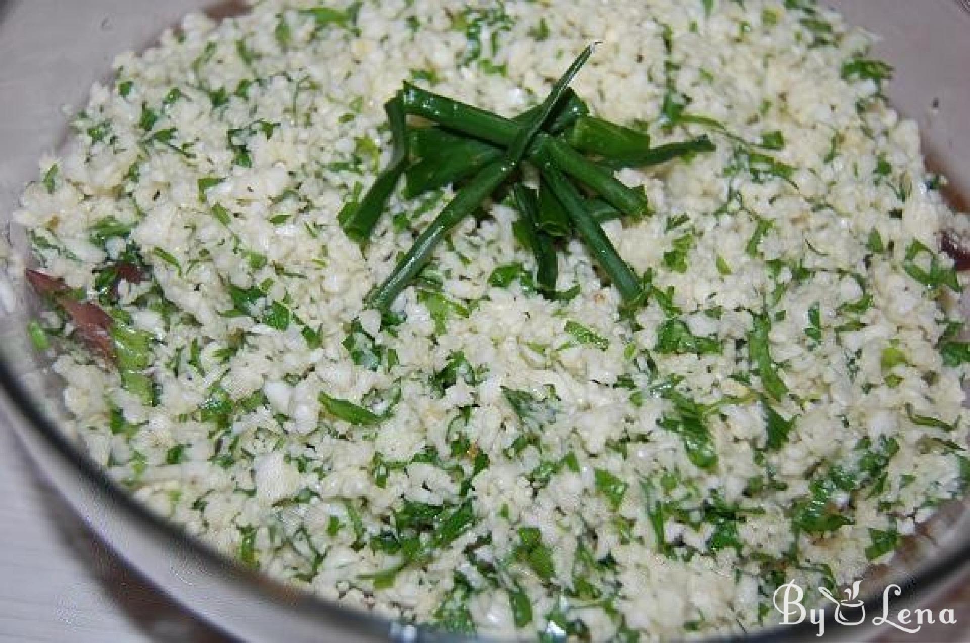 Raw Cauliflower Couscous - ByLena.com