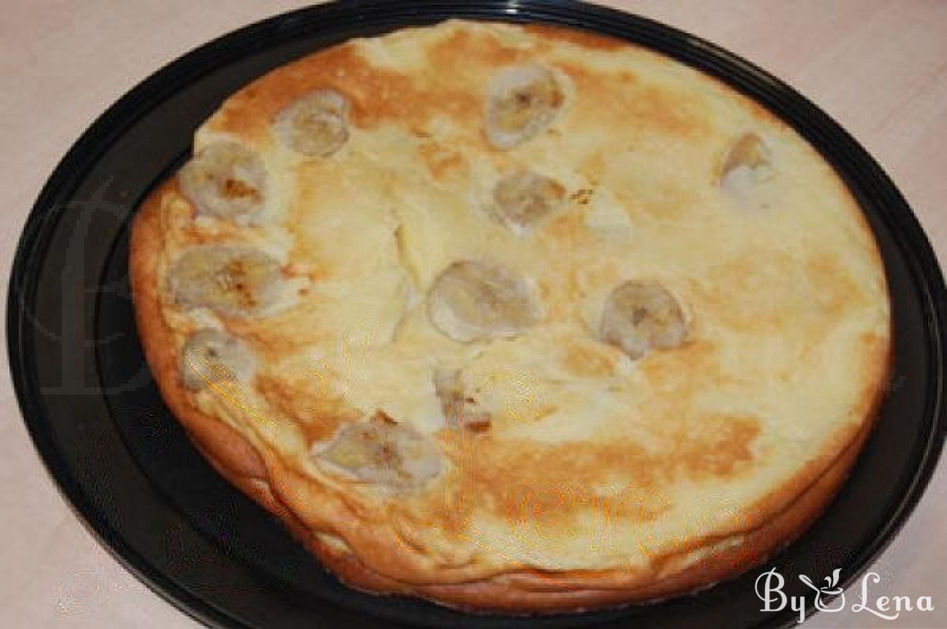 Baked Banana Custard Cake - ByLena.com