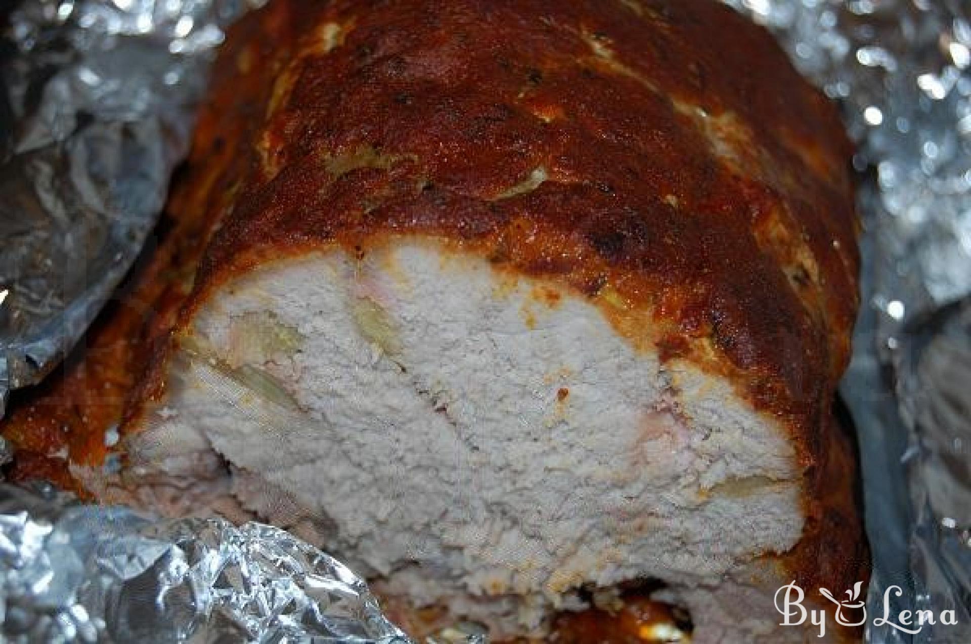 Roasted Boneless Pork Loin - Garlic-Infused Perfection - ByLena.com